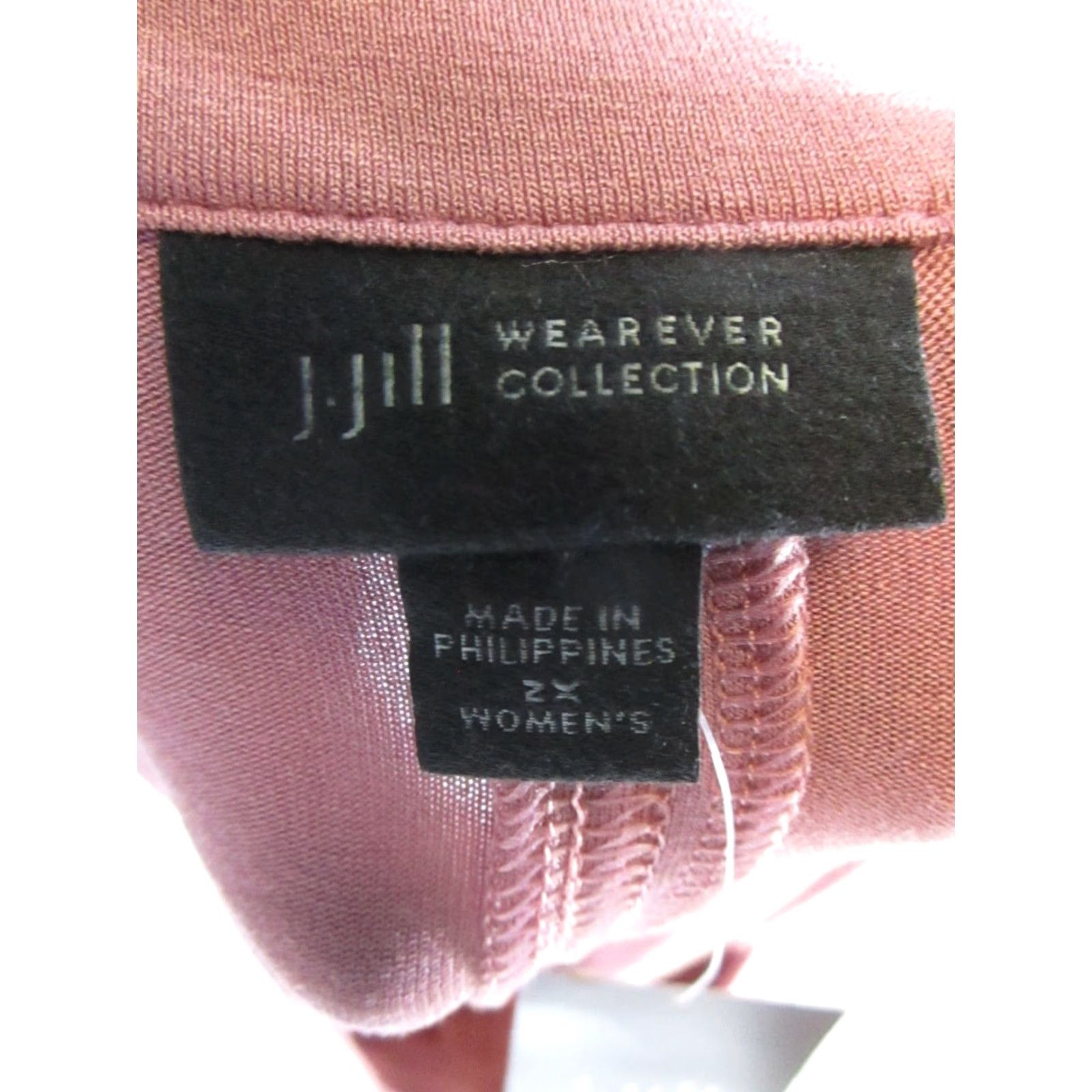 J. Jill J.Jill Shirt Womens 2X Pink T-Shirt Short Sleeve Round Neck Pullover Regular Plus Size Womens Color Pink 2X J. Jill Shirt Womens T-Shirt Basic 90s? Size XXL / US 16-18 / IT 52-54 - 3 Thumbnail