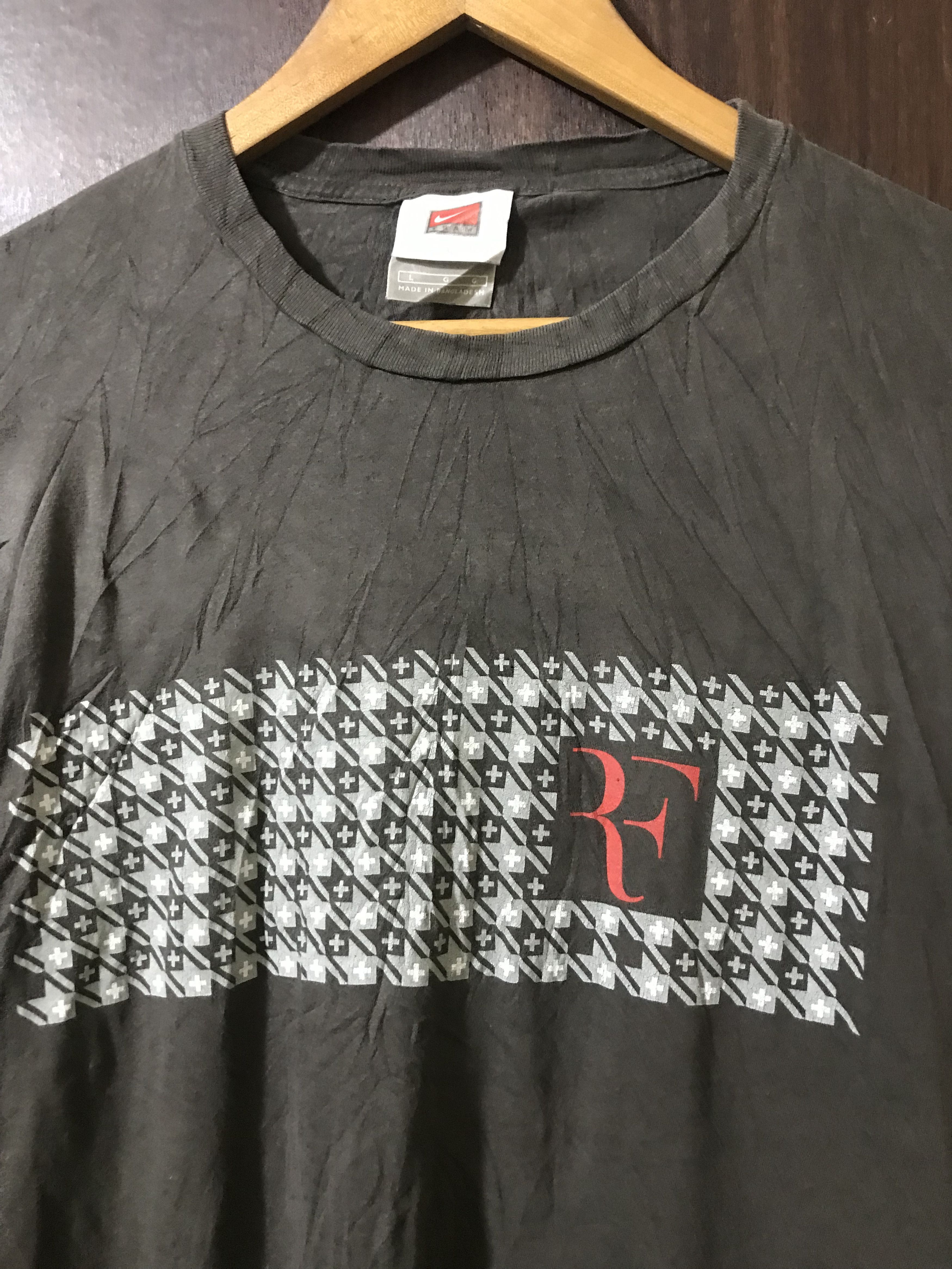 Nike × Vintage Vintage Nike Roger Federer Size US L / EU 52-54 / 3 - 2 Thumbnail