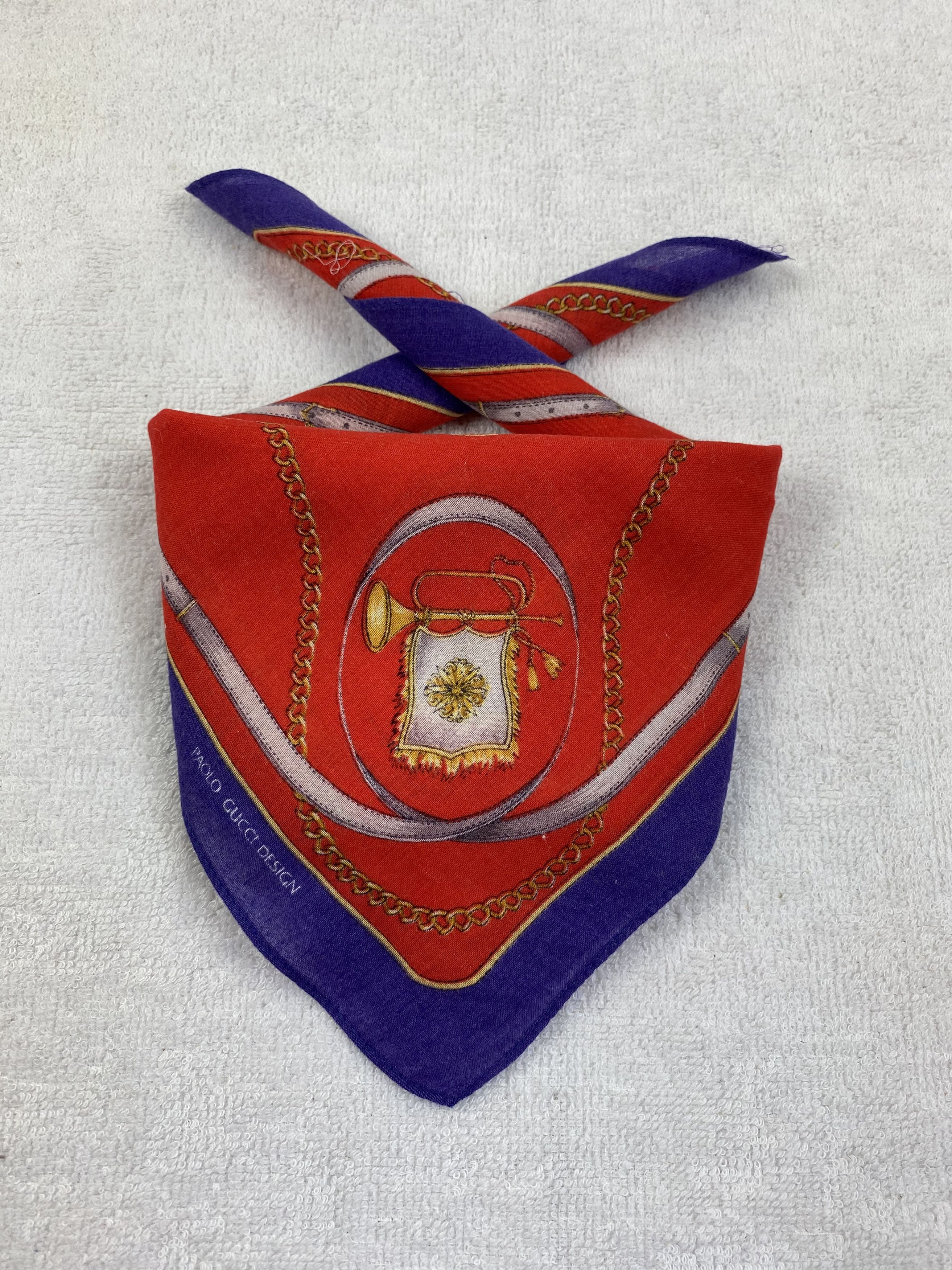 Paolo Gucci Paolo Gucci Handkerchief / Bandana / Neckerchief Size ONE SIZE - 2 Thumbnail