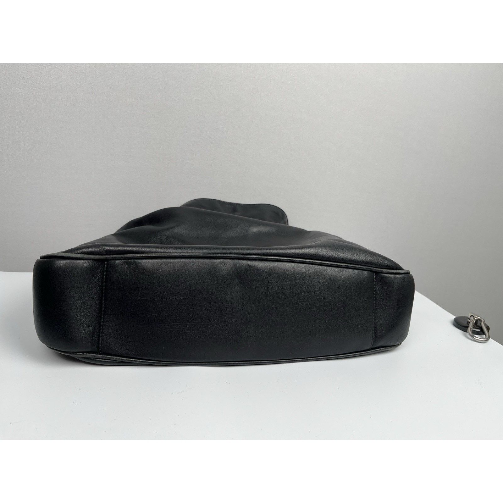 Gucci Gucci Black Leather Bamboo Handle No Peeling Interior Size ONE SIZE - 7 Thumbnail