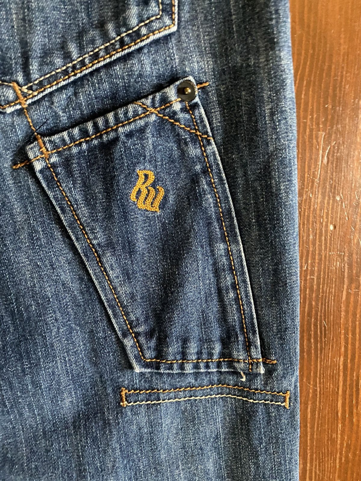 Rocawear Vintage Y2K’s Rocawear Wide Leg Baggy Denim Jeans 35x32 Size US 35 - 9 Thumbnail