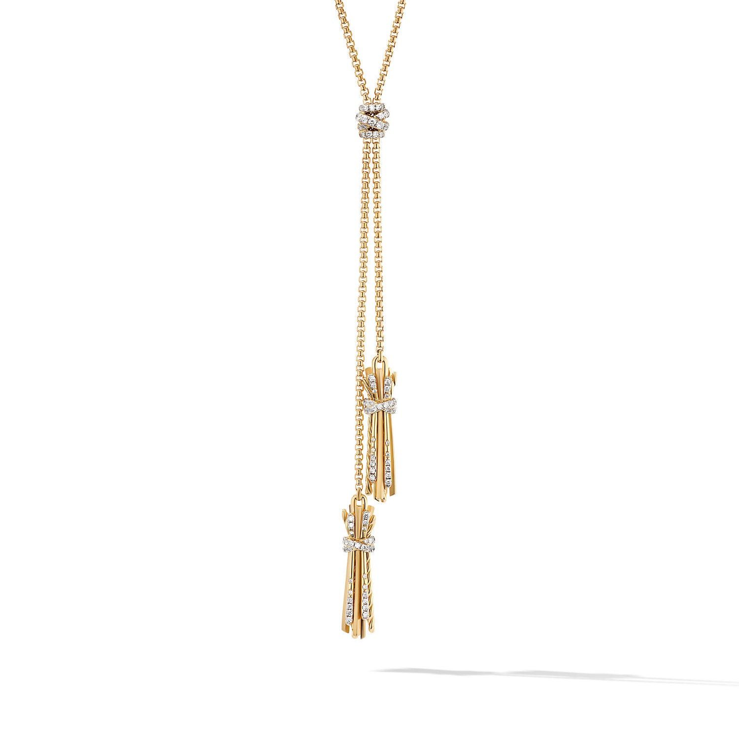 David Yurman o1w1db10426 N17084D Size:8 /Angelika Necklace in Golden Size ONE SIZE - 1 Thumbnail