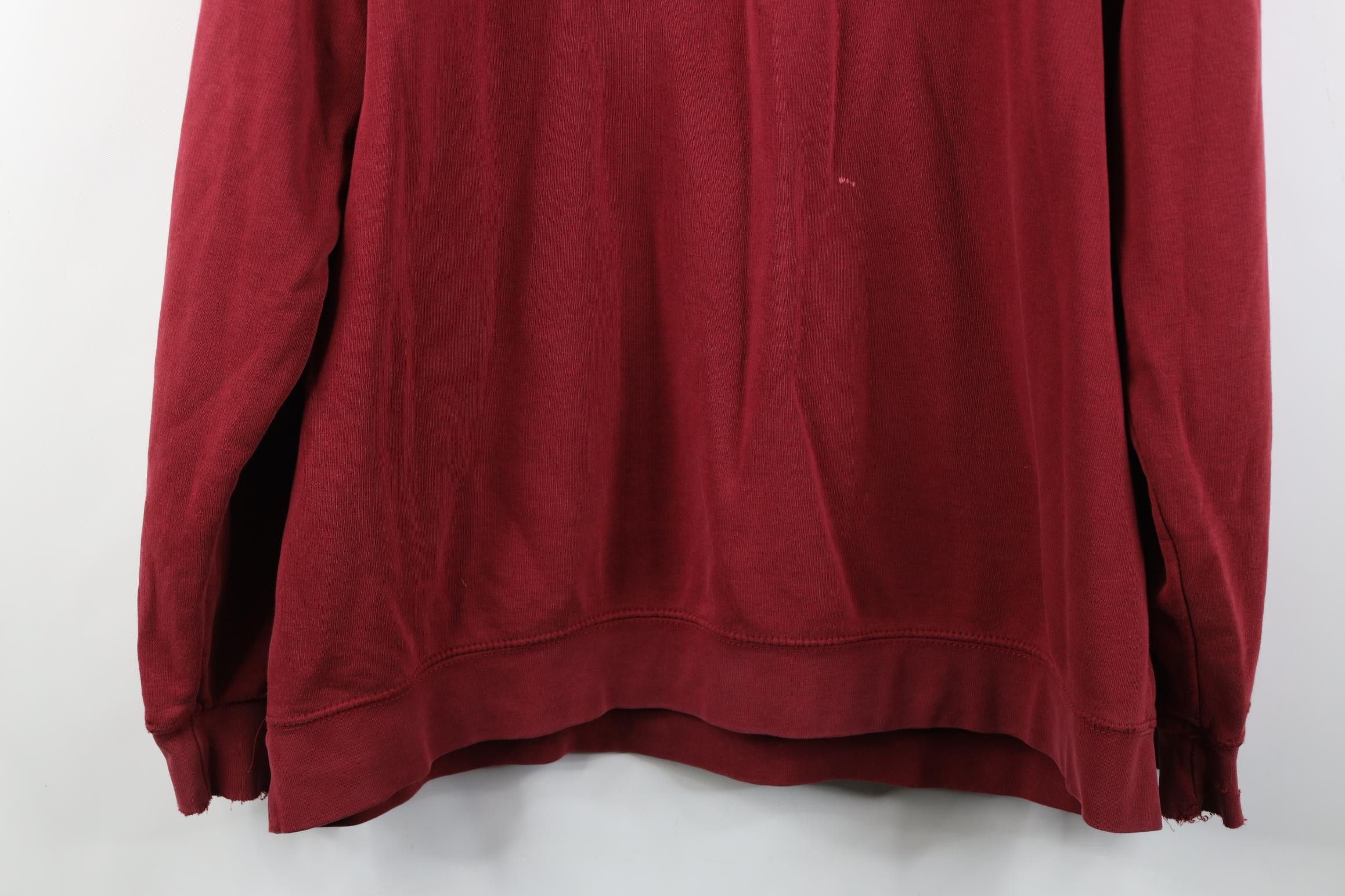 Nike Vintage Y2K Nike Travis Scott Center Big Swoosh Hoodie Red Size US XL / EU 56 / 4 - 23 Thumbnail