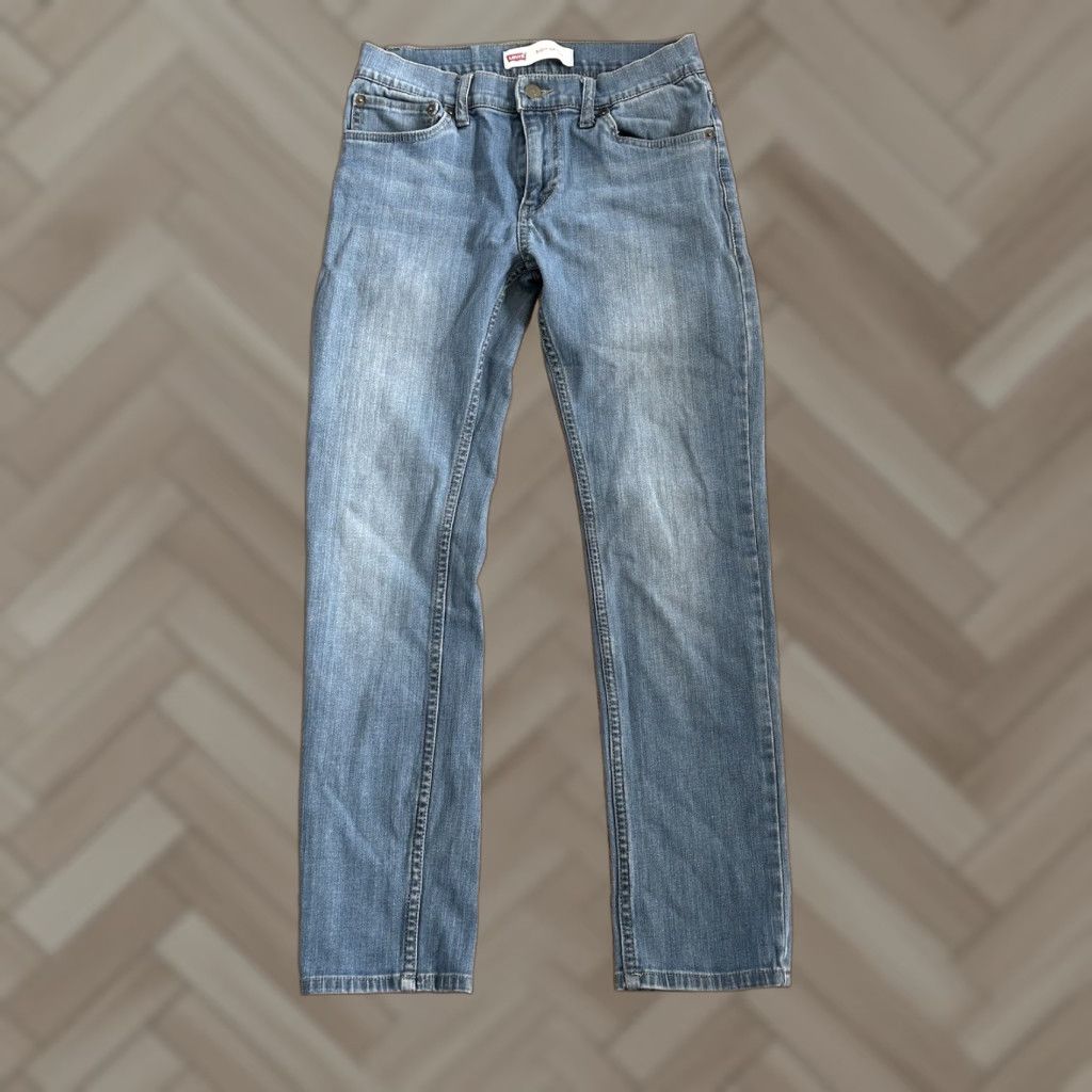 Levi's Boys Levis 510 Skinny Blue Denim Jeans Size 16 Reg 28x28 Size US 28 / EU 44 - 1 Thumbnail