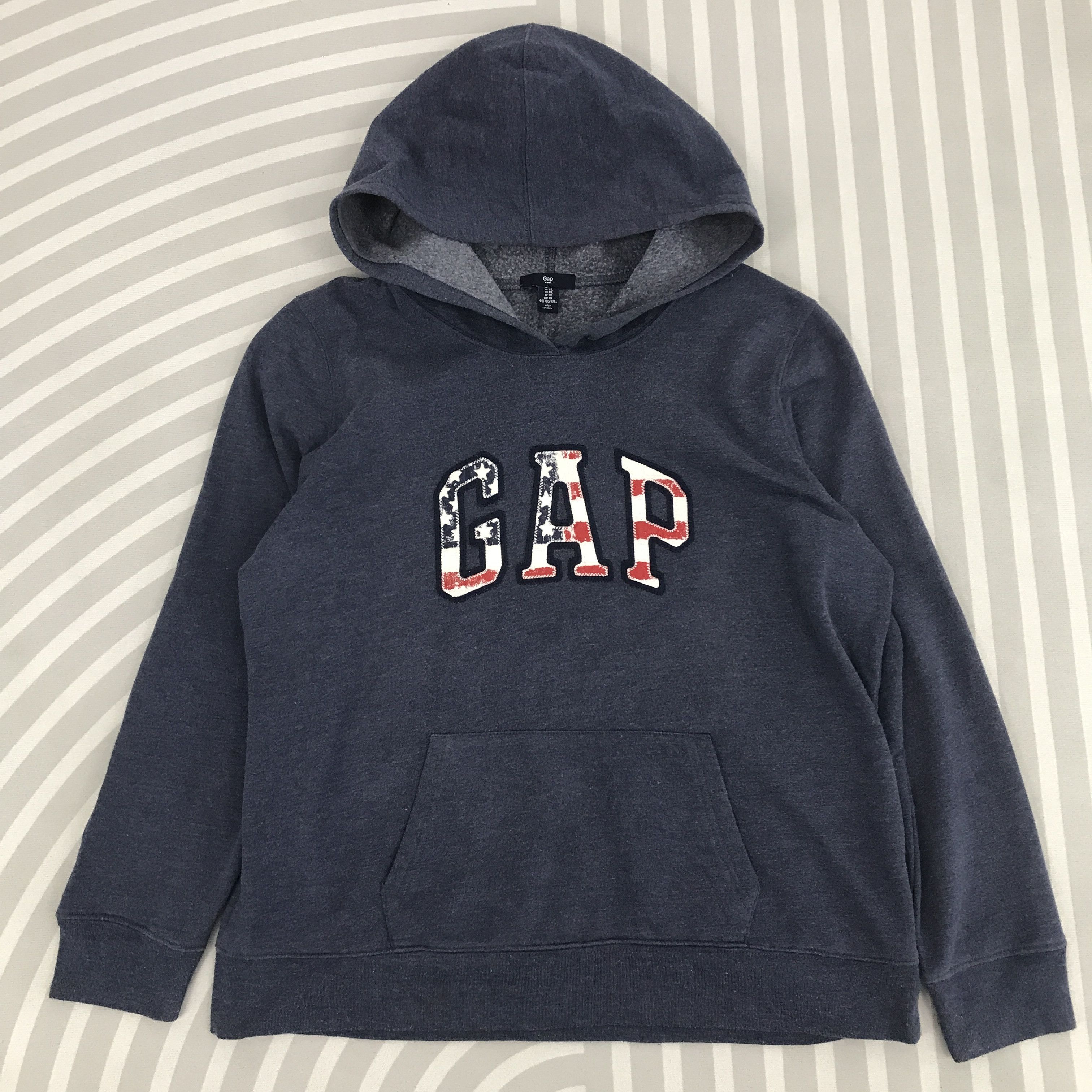 Gap × Vintage Vintage Gap Big Logo hoodie Sweatshirt Size US L / EU 52-54 / 3 - 1 Thumbnail