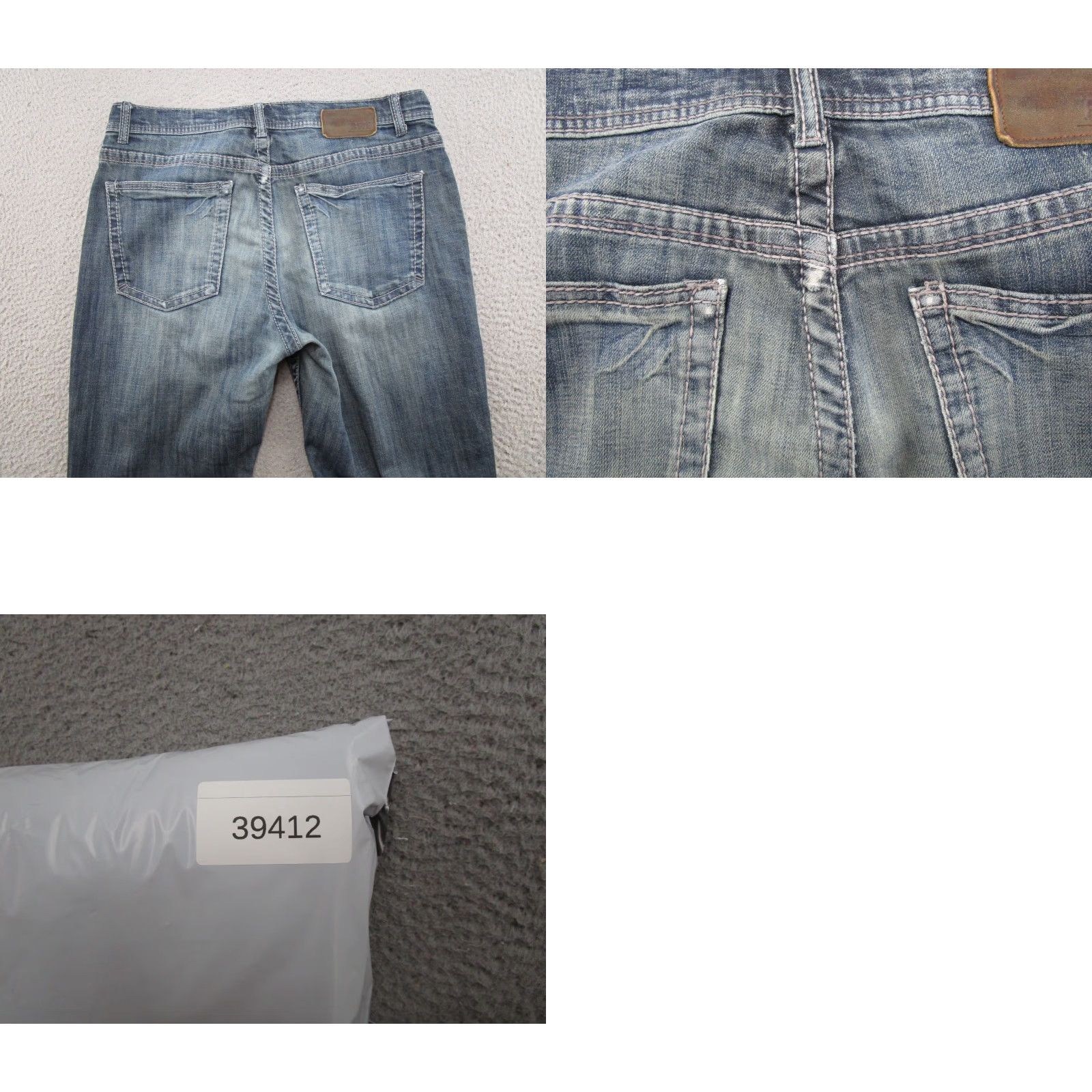 Vintage VINTAGE Buckle Buckle Tyler Jeans Straight Denim 36 Mens Blue 5-Pocket Stretch Read Size US 36 / EU 52 - 10 Thumbnail