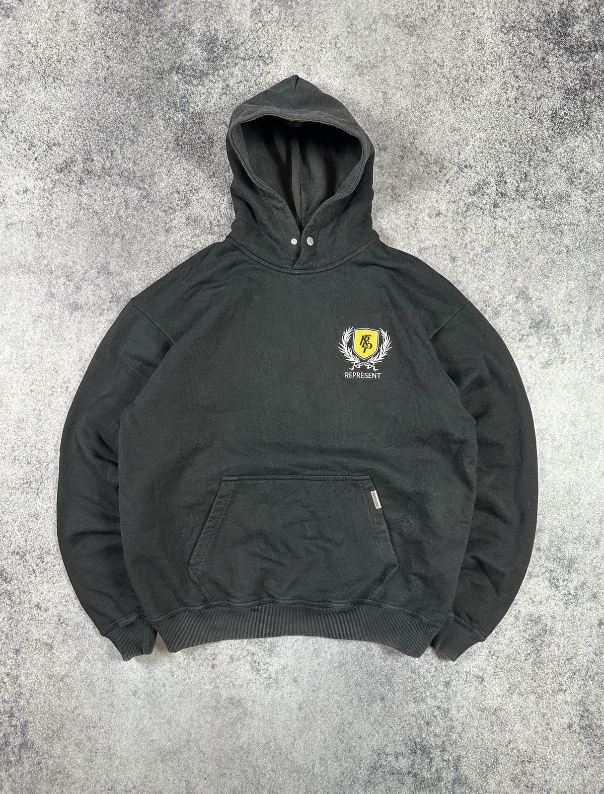 Represent Clo. Team Represent Big Back Logo Hoodie Streetwear S Rare Y2K Size US S / EU 44-46 / 1 - 3 Thumbnail