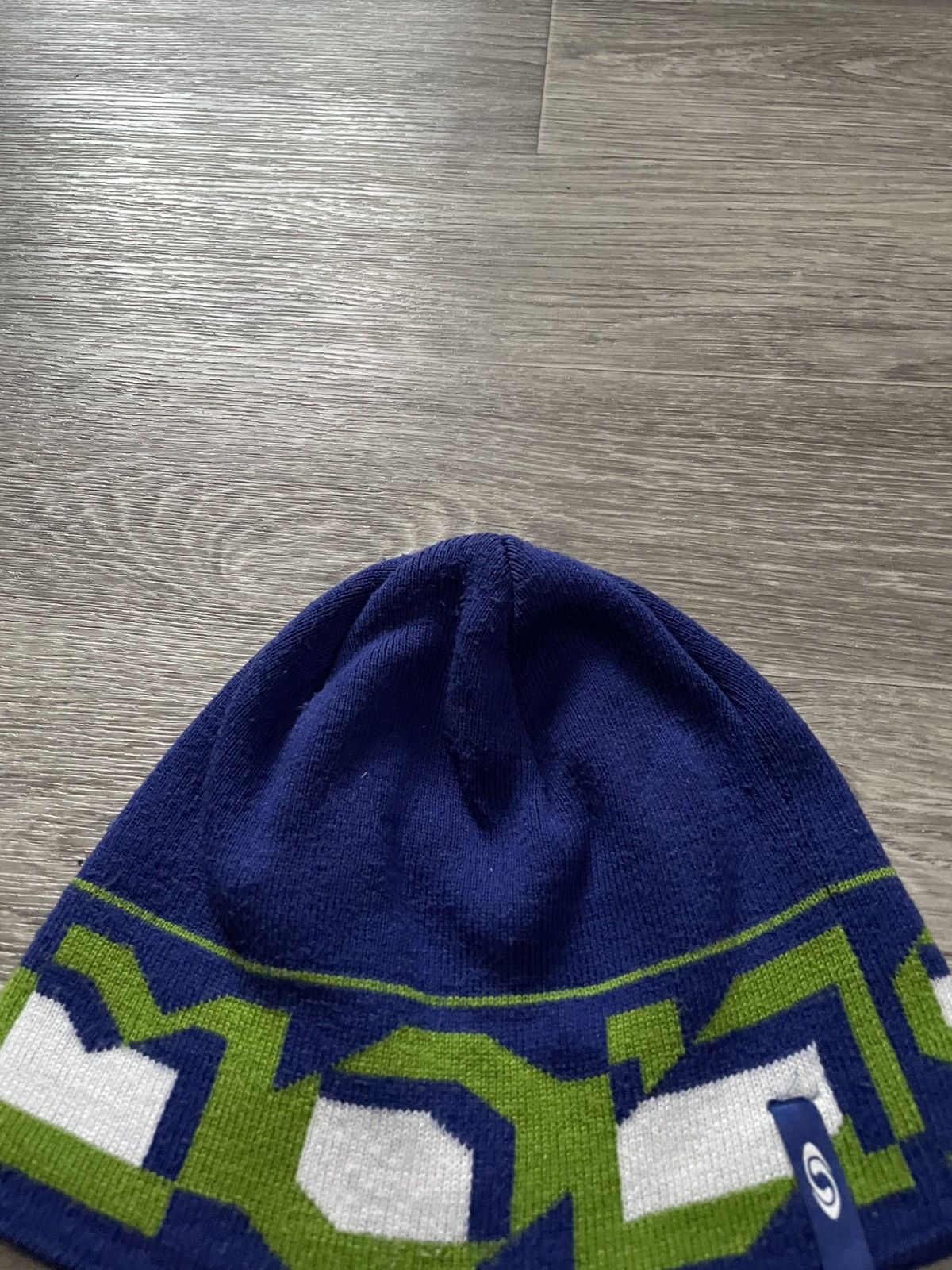 Salomon Vintage Salomon Blue Beanie Hat Outdoor Style Size ONE SIZE - 2 Thumbnail