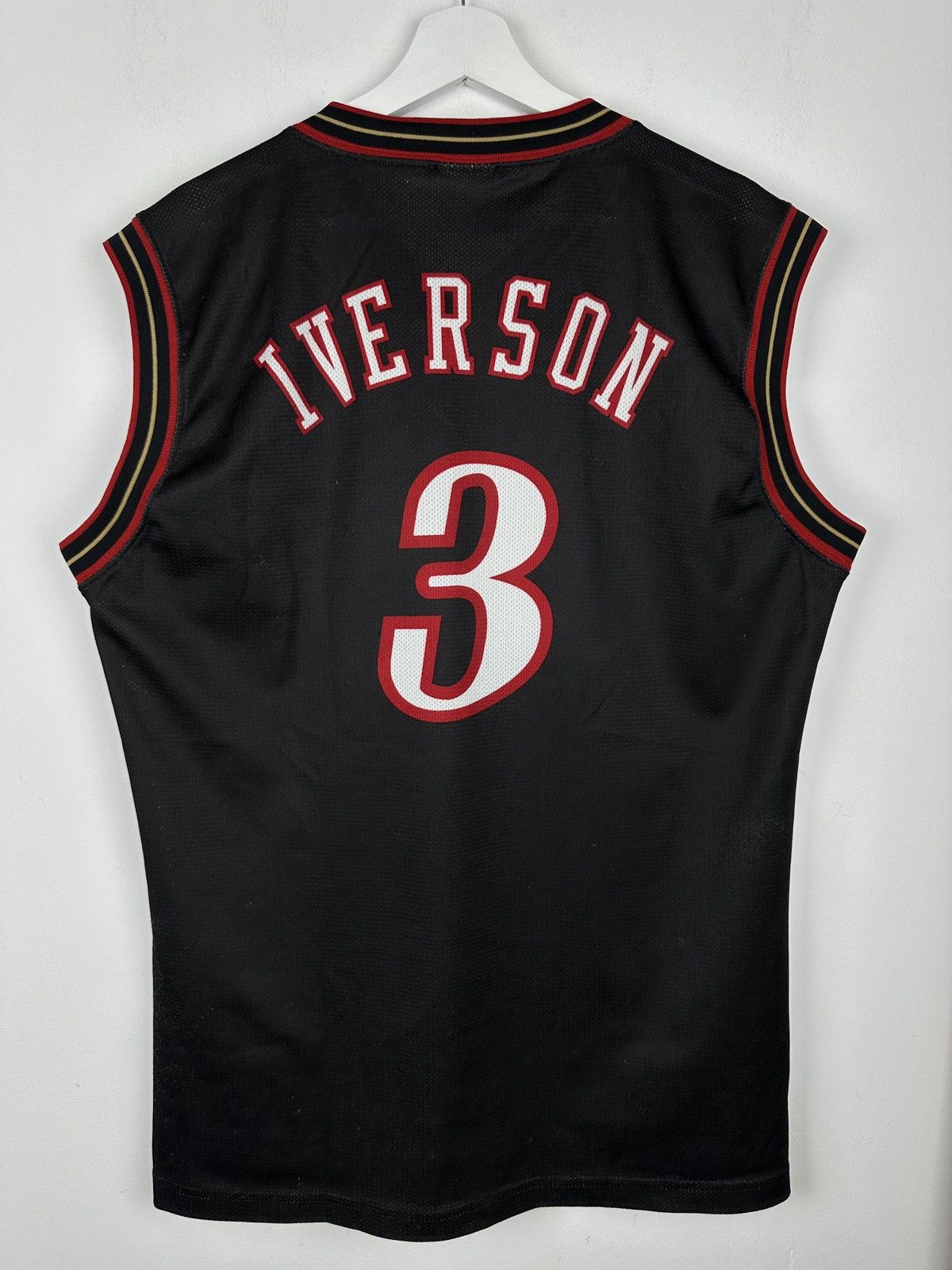 Champion #3 Allen Iverson Vintage Philadelphia Sixers 76ers Jersey Size US L / EU 52-54 / 3 - 2 Thumbnail