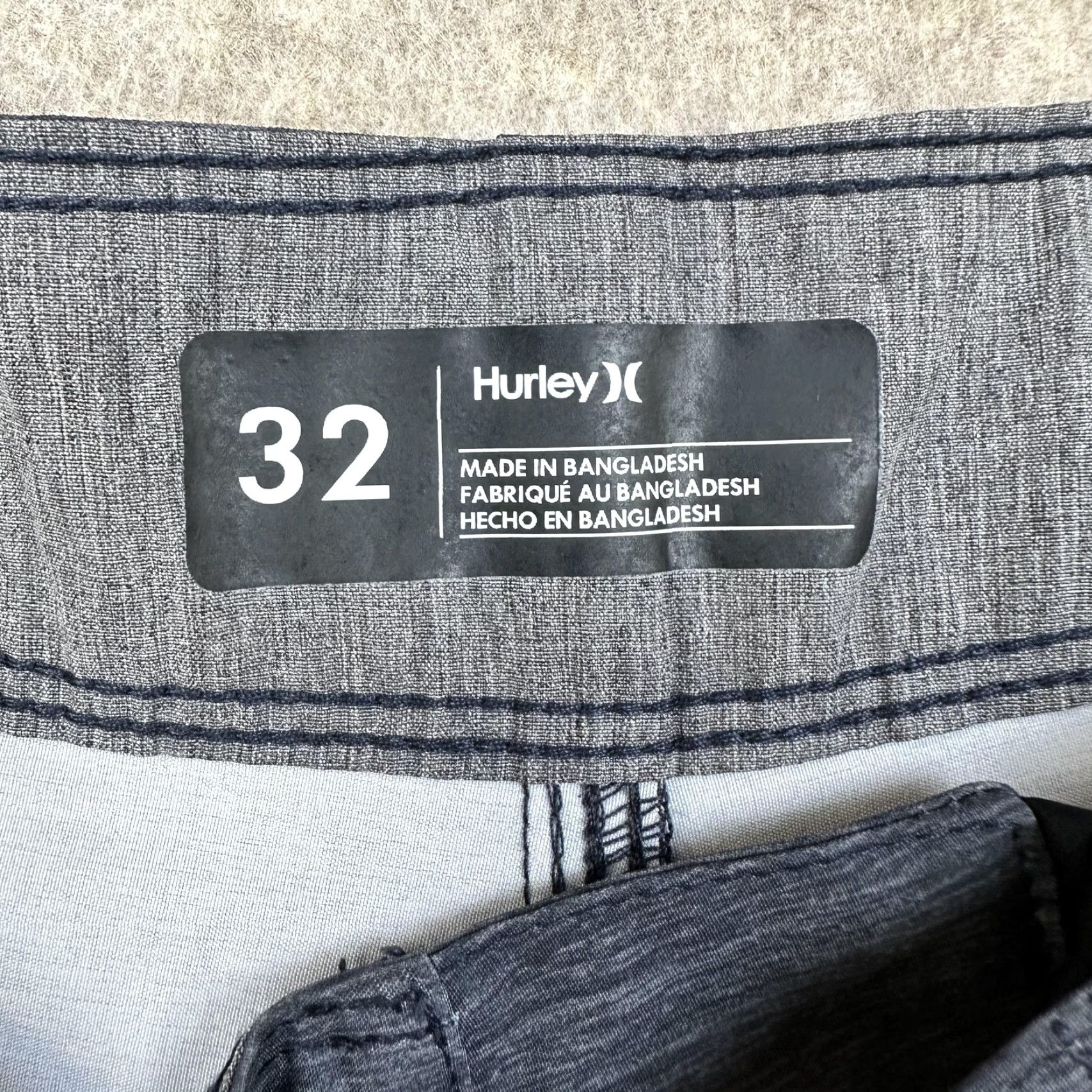 Hurley Hurley Board Shorts Mens 32 Blue Gray Colorblock 4-Way Stretch Reflective NWT Shorts Bottom Colorblock Multicolor Surf Beach Men 32 Mens Size US 32 / EU 48 - 4 Thumbnail
