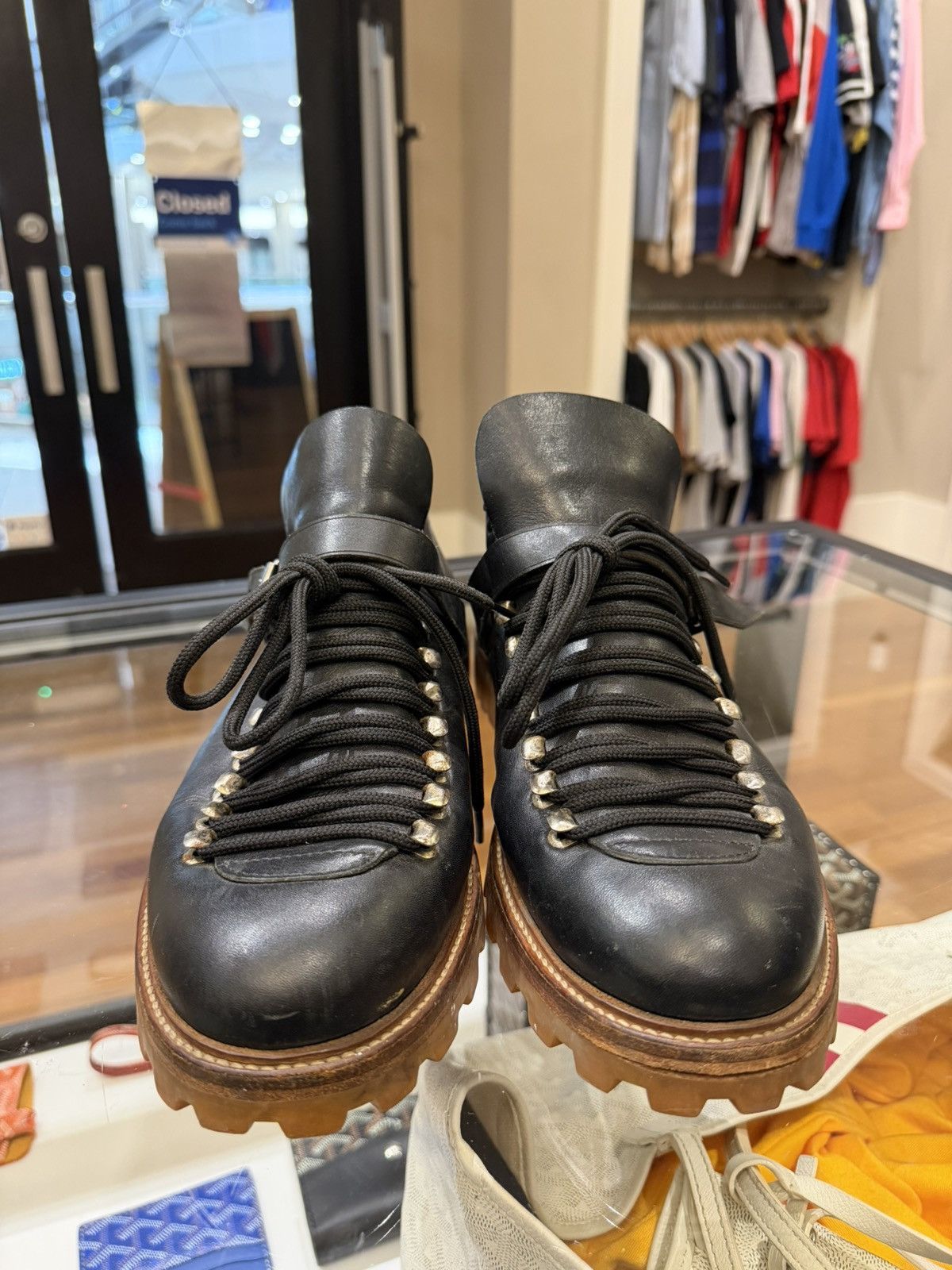 A.P.C. APC Leather Ankle Buckle Boot Size US 10 / EU 43 - 5 Thumbnail