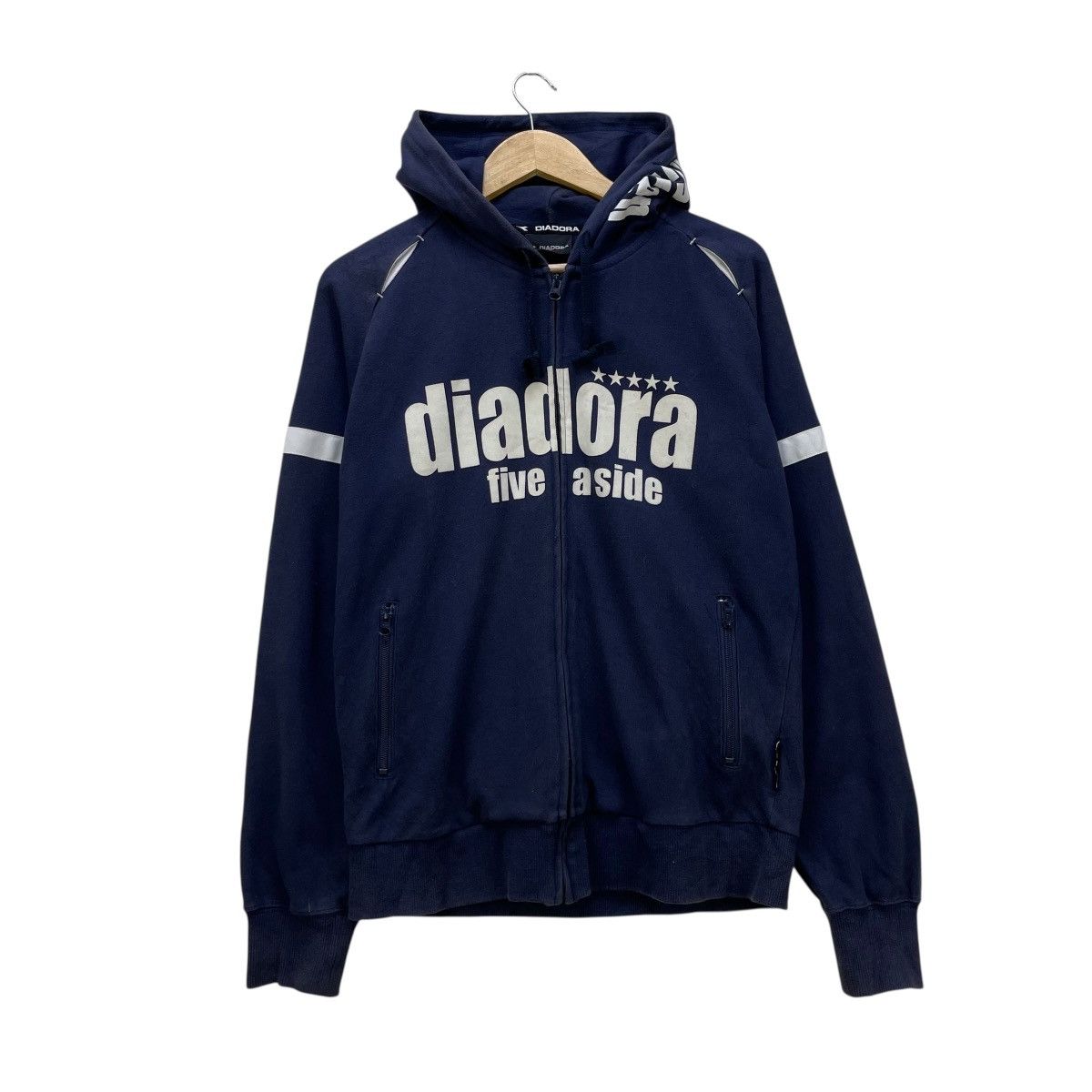 Diadora 💥Vintage Diadora Hooded Size US L / EU 52-54 / 3 - 1 Thumbnail