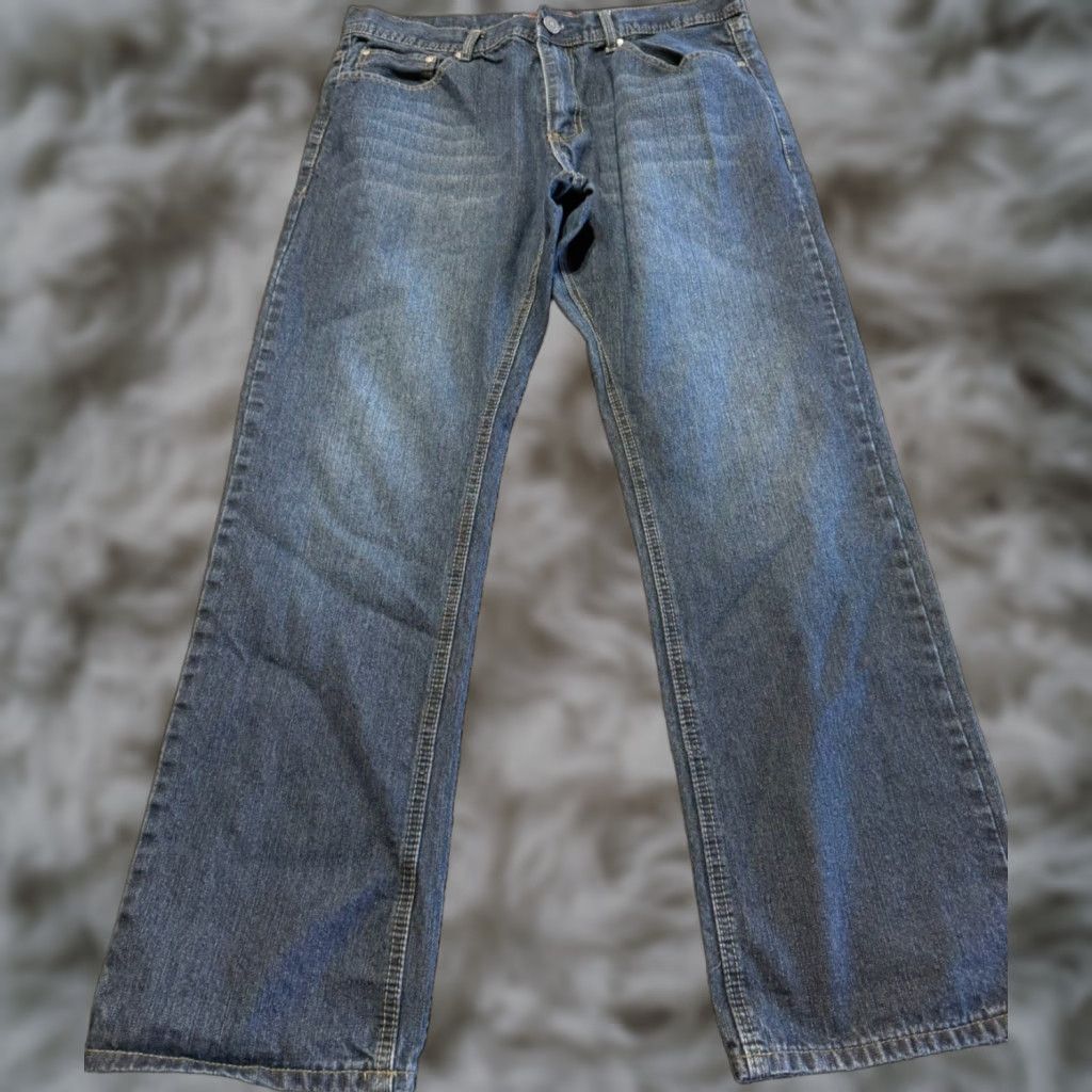 Airwalk VINTAGE AIRWALK Jeans Men 36X32 Blue Denim Cotton 5-Pocket Straight Bootcut Size US 36 / EU 52 - 1 Thumbnail