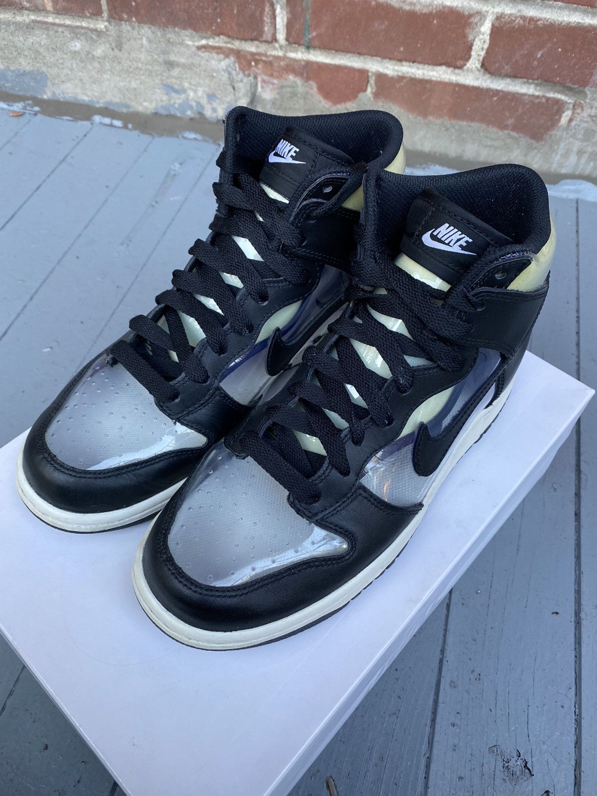Comme des Garcons Homme Plus × Nike Nike Dunk Hi Retro CDG Size US 8 / EU 41 - 4 Thumbnail