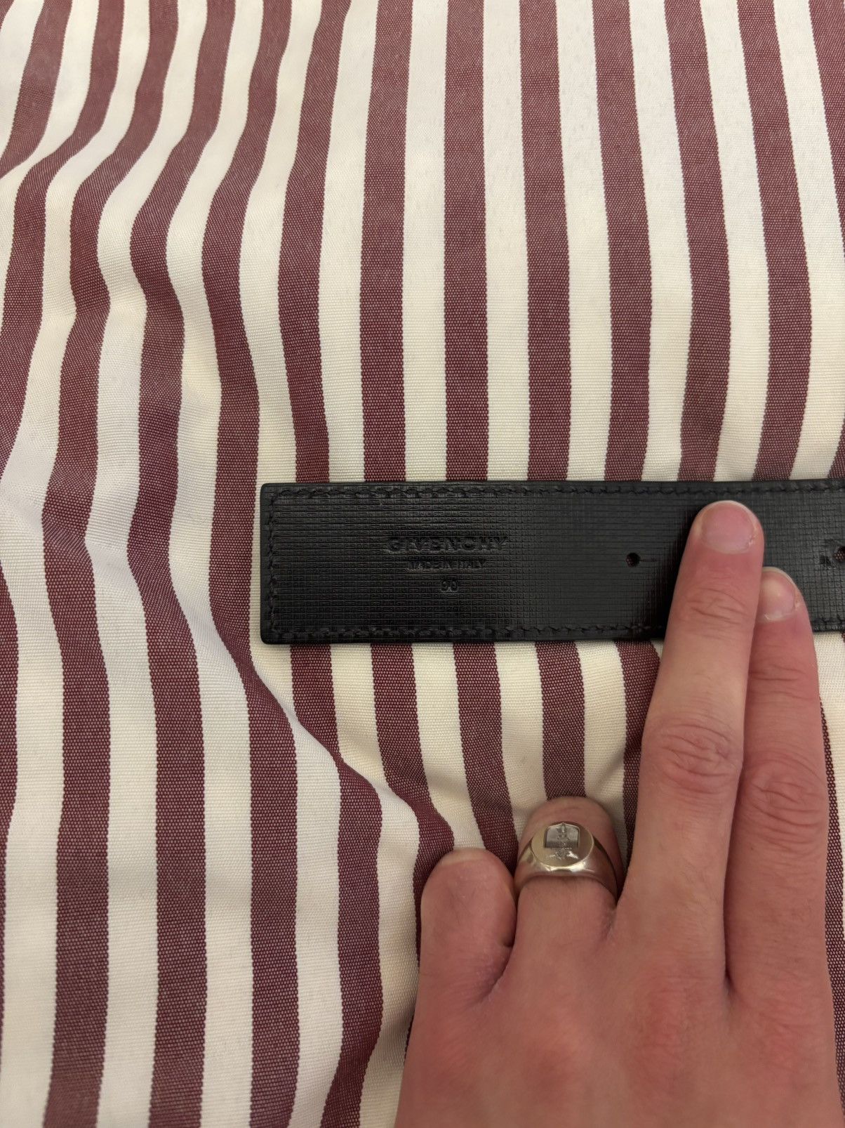 Givenchy GIVENCHY 4G REVERSIBLE BELT IN 4G CLASSIC LEATHER Size 32 - 5 Thumbnail