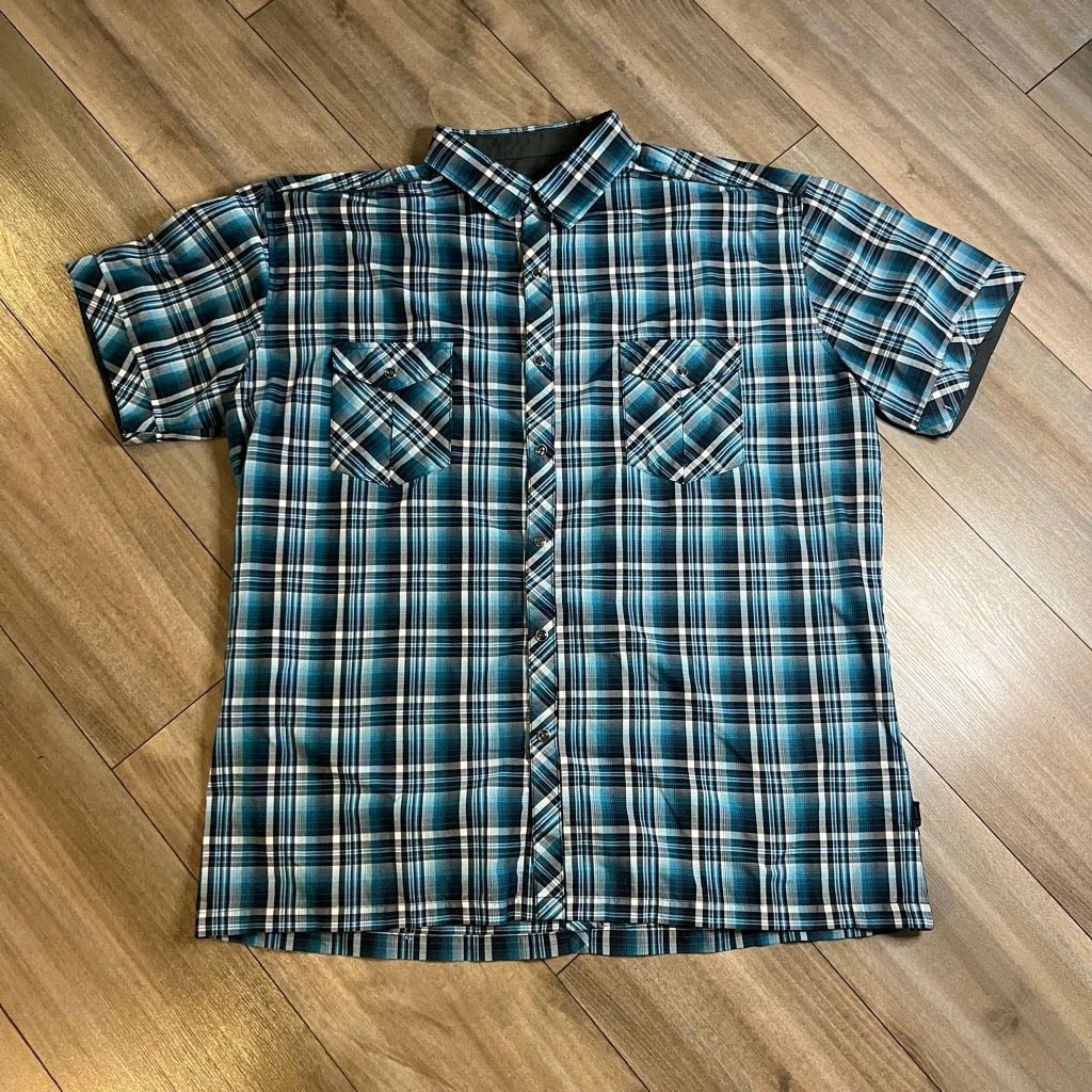 Kuhl Kuhl Blue Plaid Athletic Casual Buttonup Men XXL Bin D-210 Size US XXL / EU 58 / 5 - 1 Thumbnail
