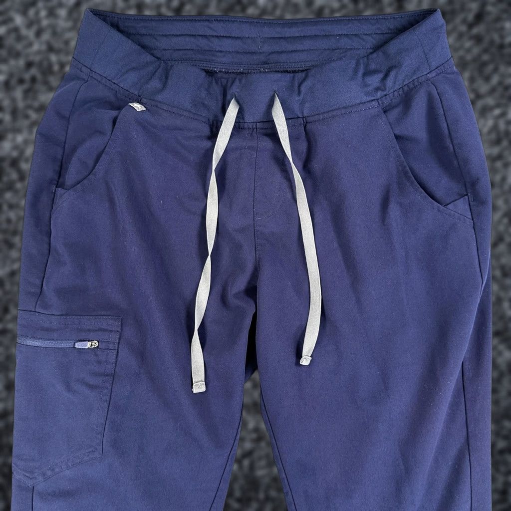 Vintage FIGS Jogger Scrub Pants Mens Medium Blue Technical Collection Cuffed W18SW2005 Size US 31 - 1 Thumbnail