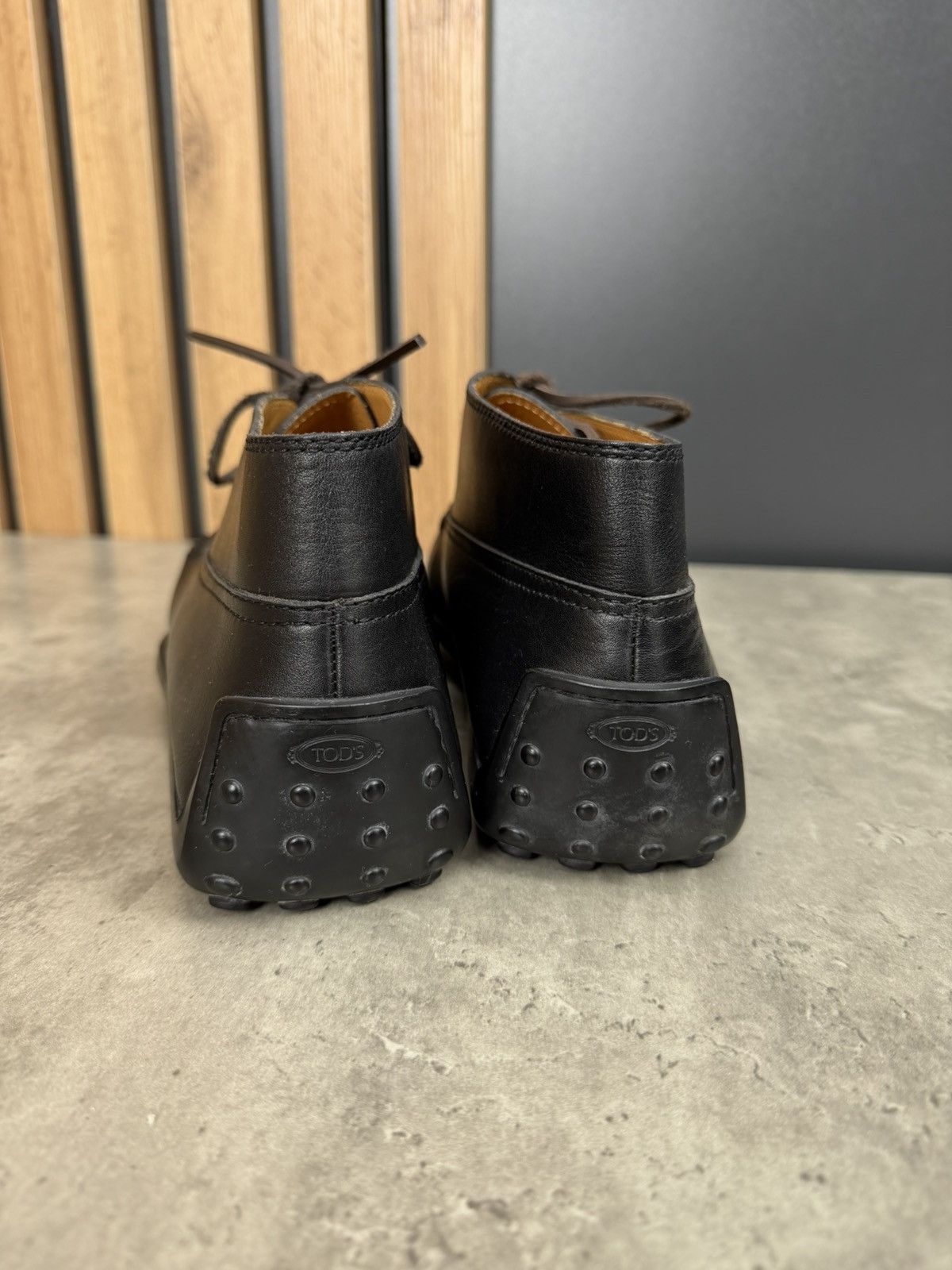 Tod's Tod’s Leather Driving Shoes Black Moccasins Size Uk 8 1/2 Size US 9.5 / EU 42-43 - 6 Thumbnail