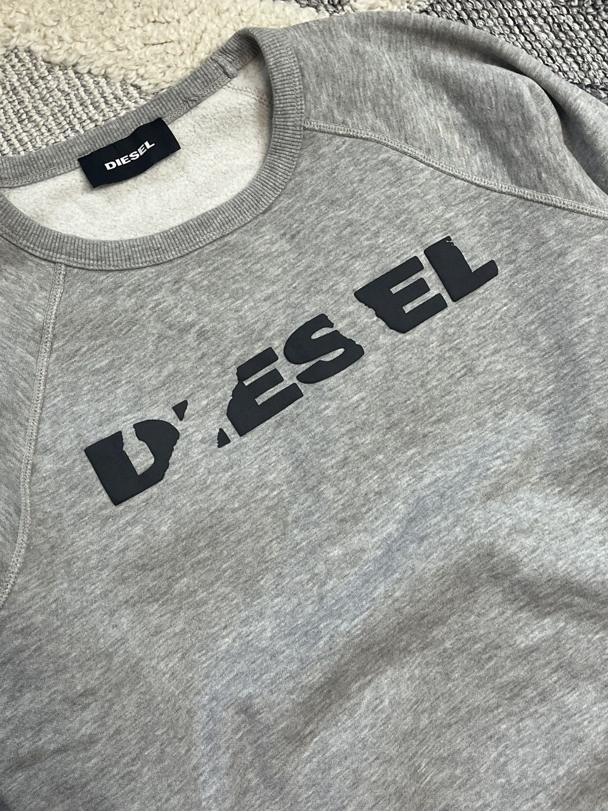 Diesel × Vintage Diesel Big Center Logo Sweatshirt Size US M / EU 48-50 / 2 - 2 Thumbnail