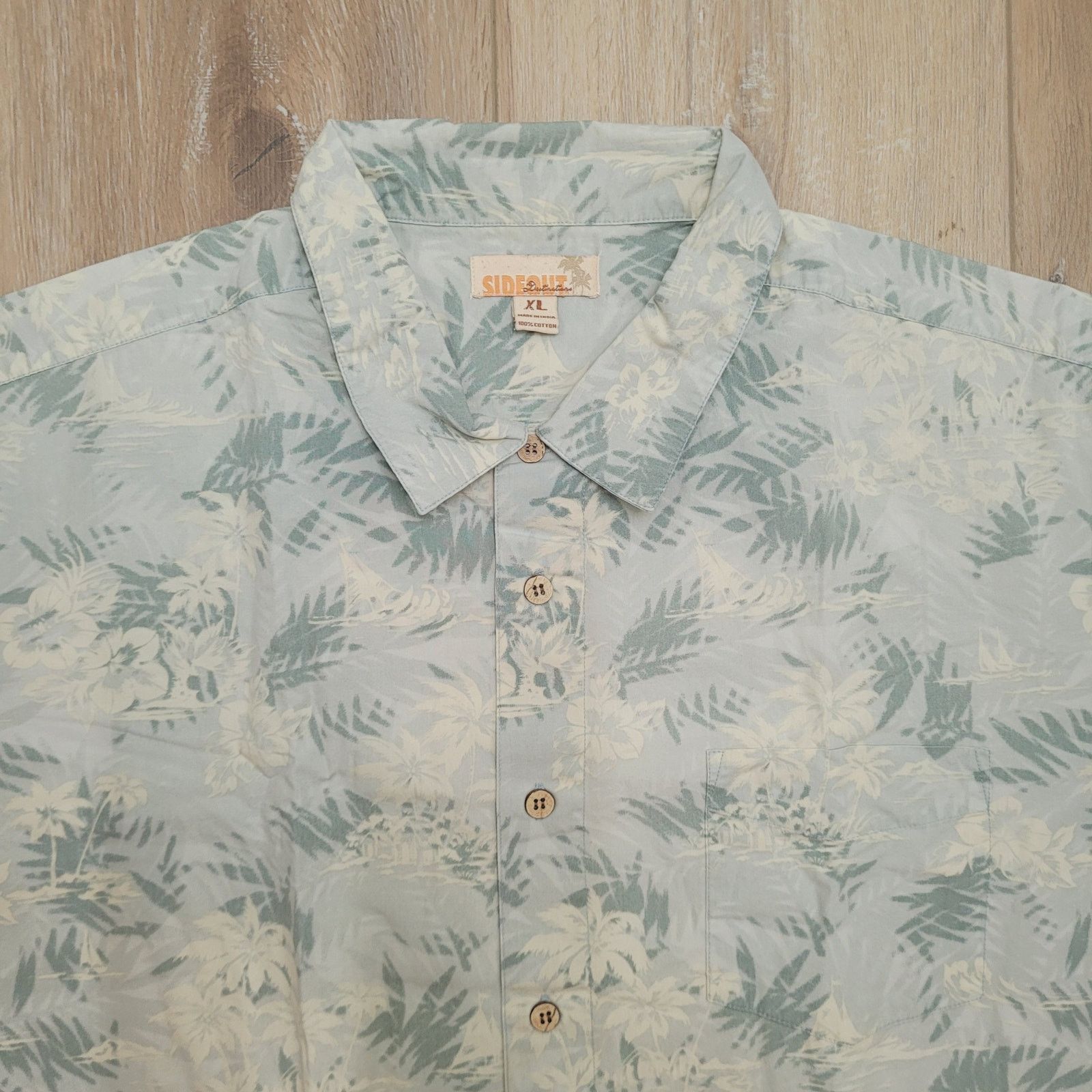 Sideout Hawaiian Shirt 2XL Sideout Aloha Tropical Fits XXL Tag XL Size US XL / EU 56 / 4 - 2 Thumbnail