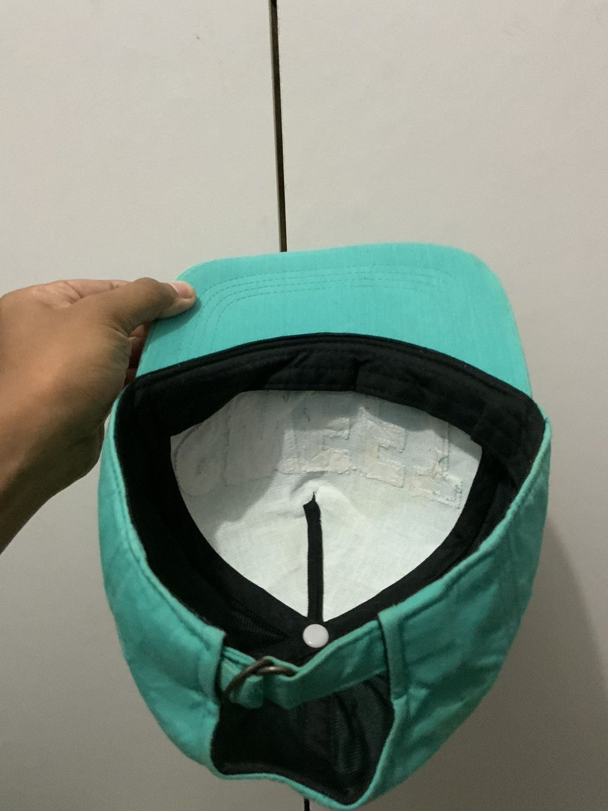 If Six Was Nine SWEET Big Patches Turquoise Hat Size ONE SIZE - 8 Thumbnail