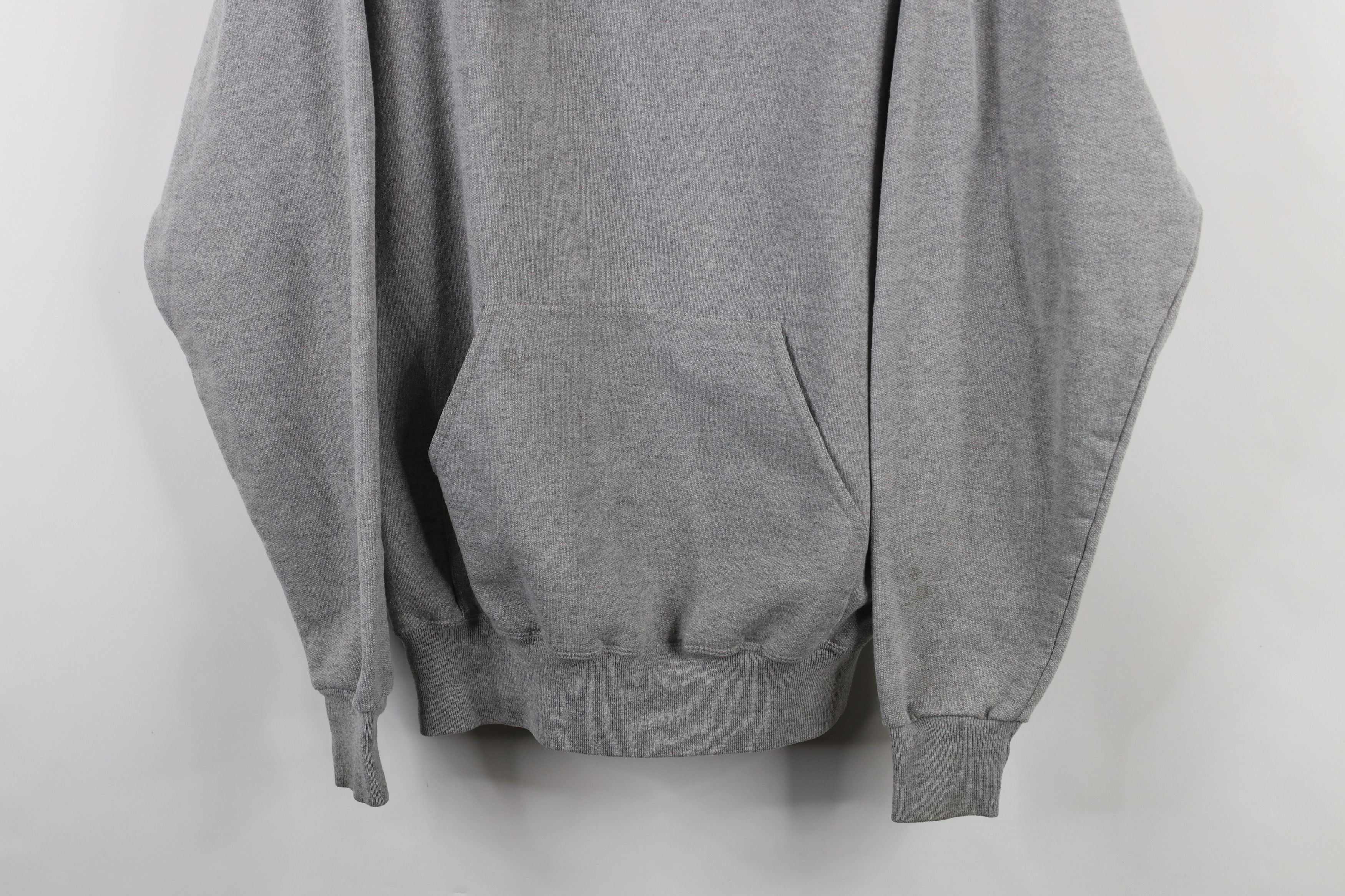 Vintage Vintage 90s Streetwear Heavyweight Hoodie Sweatshirt Gray Size US XXL / EU 58 / 5 - 3 Thumbnail