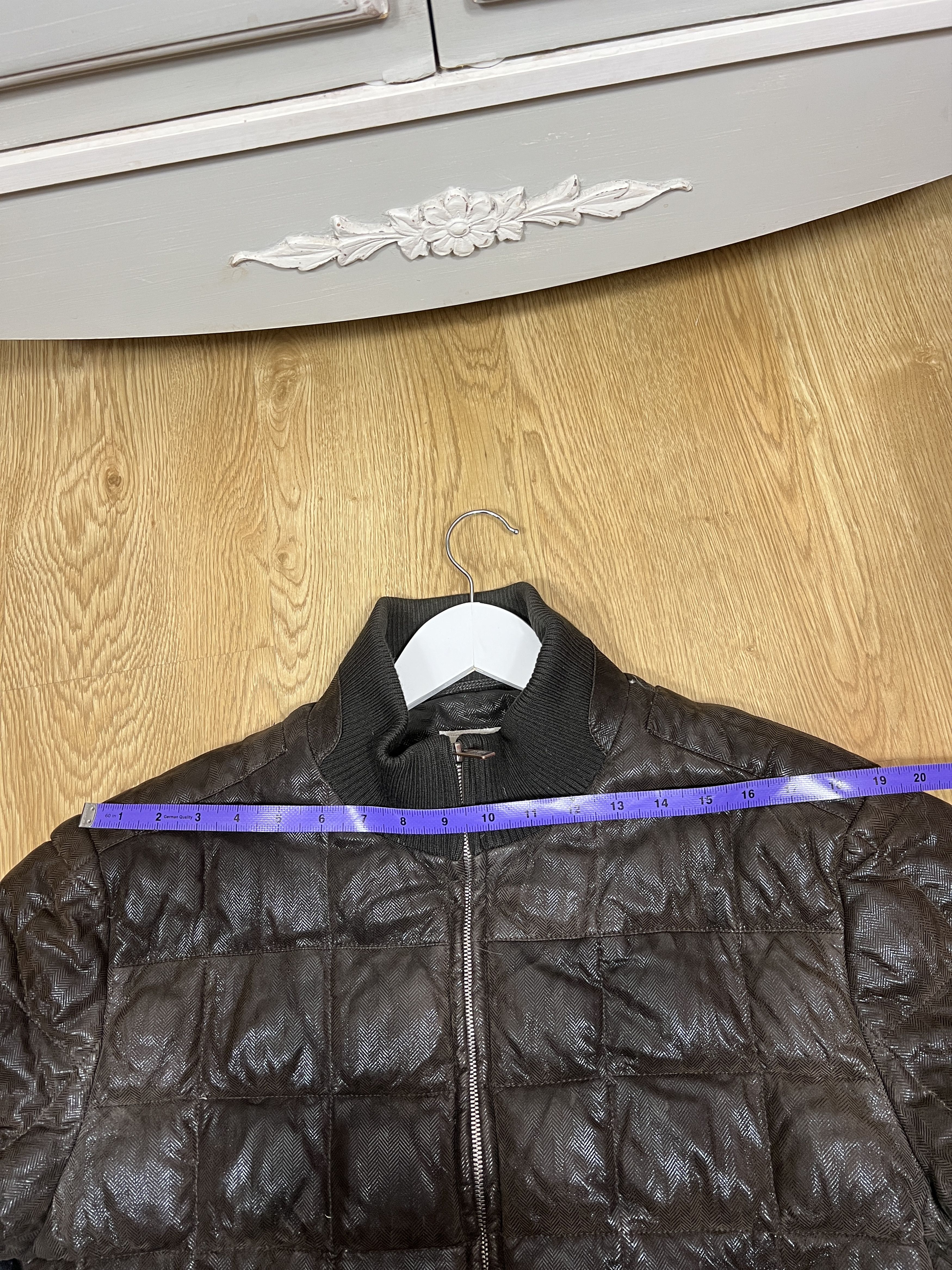 Armani ARMANI COLLEZIONI PUFFER LEATHER DOWN JACKET Size US L / EU 52-54 / 3 - 12 Thumbnail