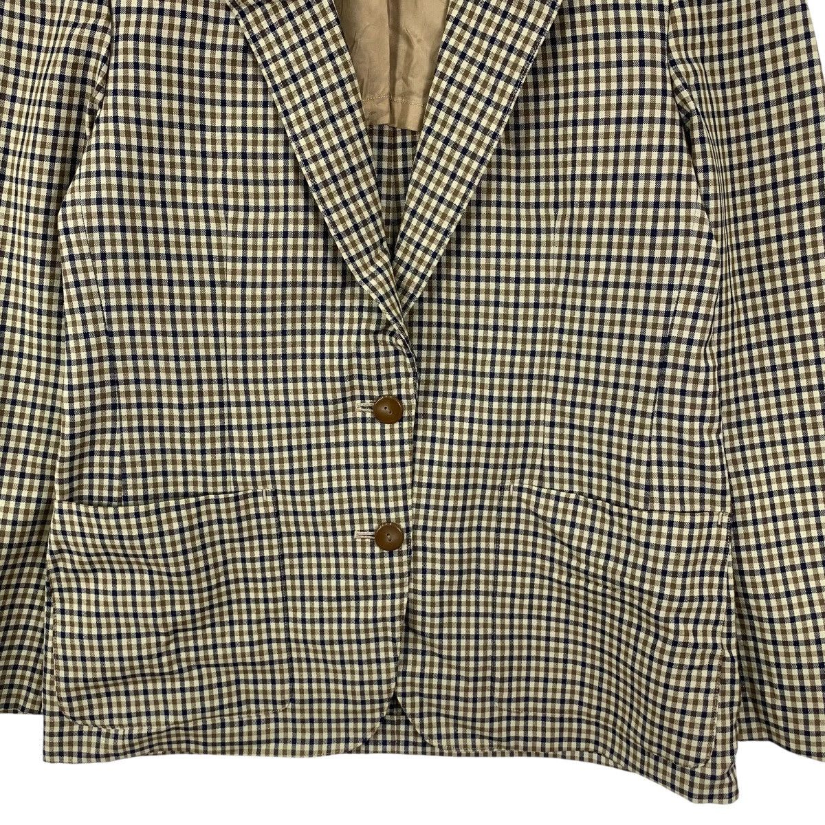 Aquascutum Vintage AQUASCUTUM LONDON Nova Checks Pattern Blazer Jacket Size S / US 4 / IT 40 - 6 Thumbnail