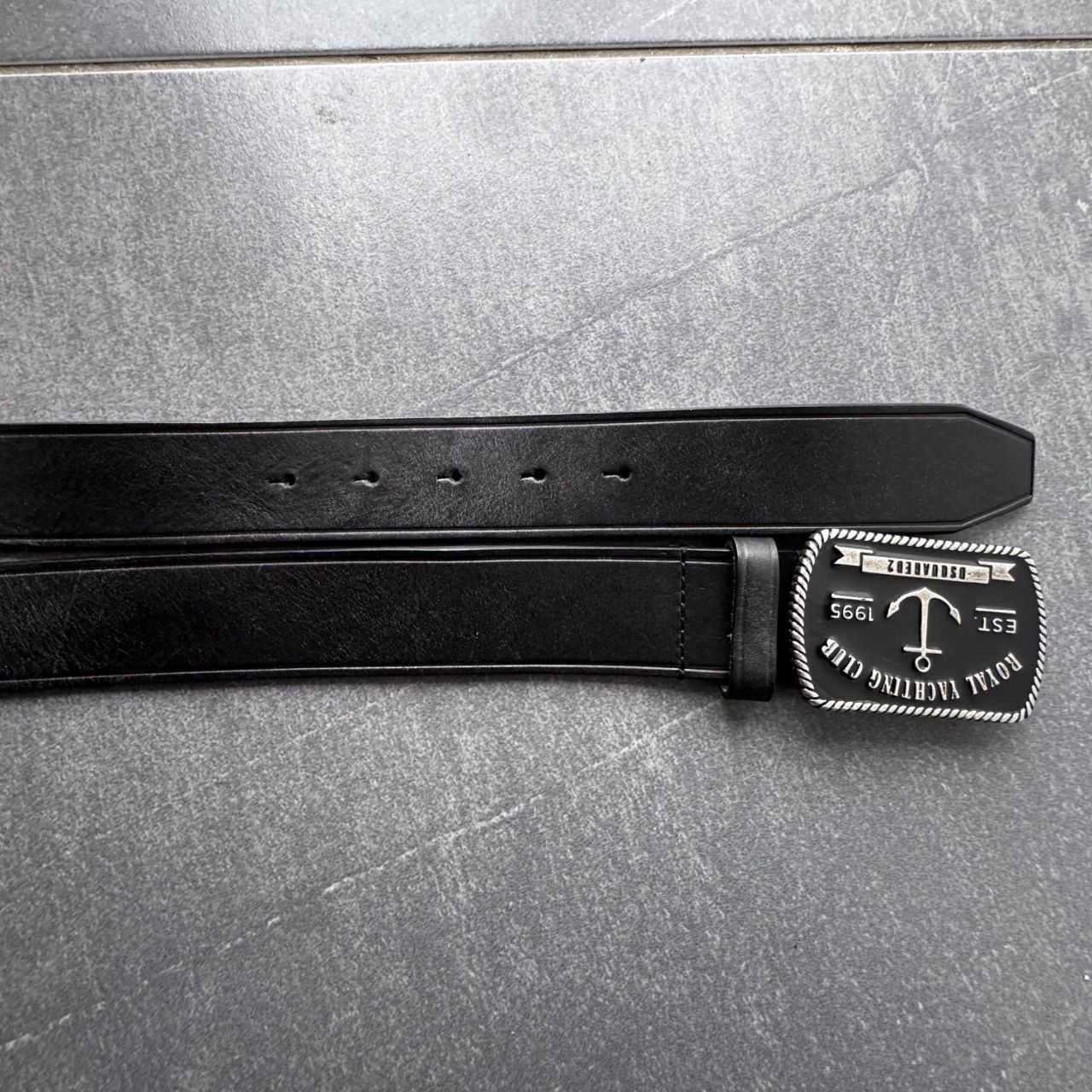 Dsquared2 Vintage Dsquared2 RYC 1995 Leather Belt y2k Luxury Italy Size ONE SIZE - 4 Thumbnail