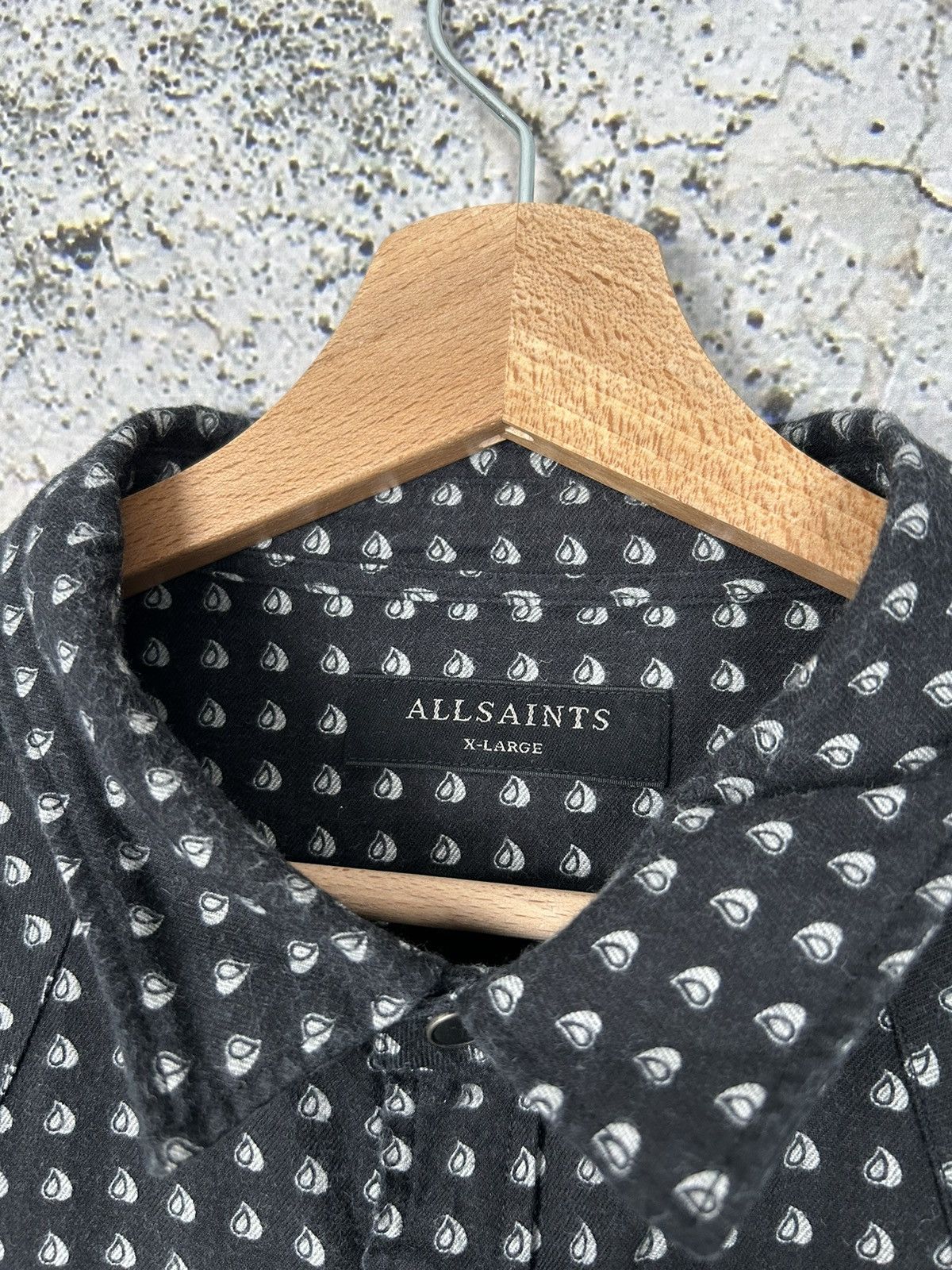 Allsaints Allsaints Dots Avantgarde Grunge Shirt Rock Punk Designer Size US XL / EU 56 / 4 - 5 Thumbnail