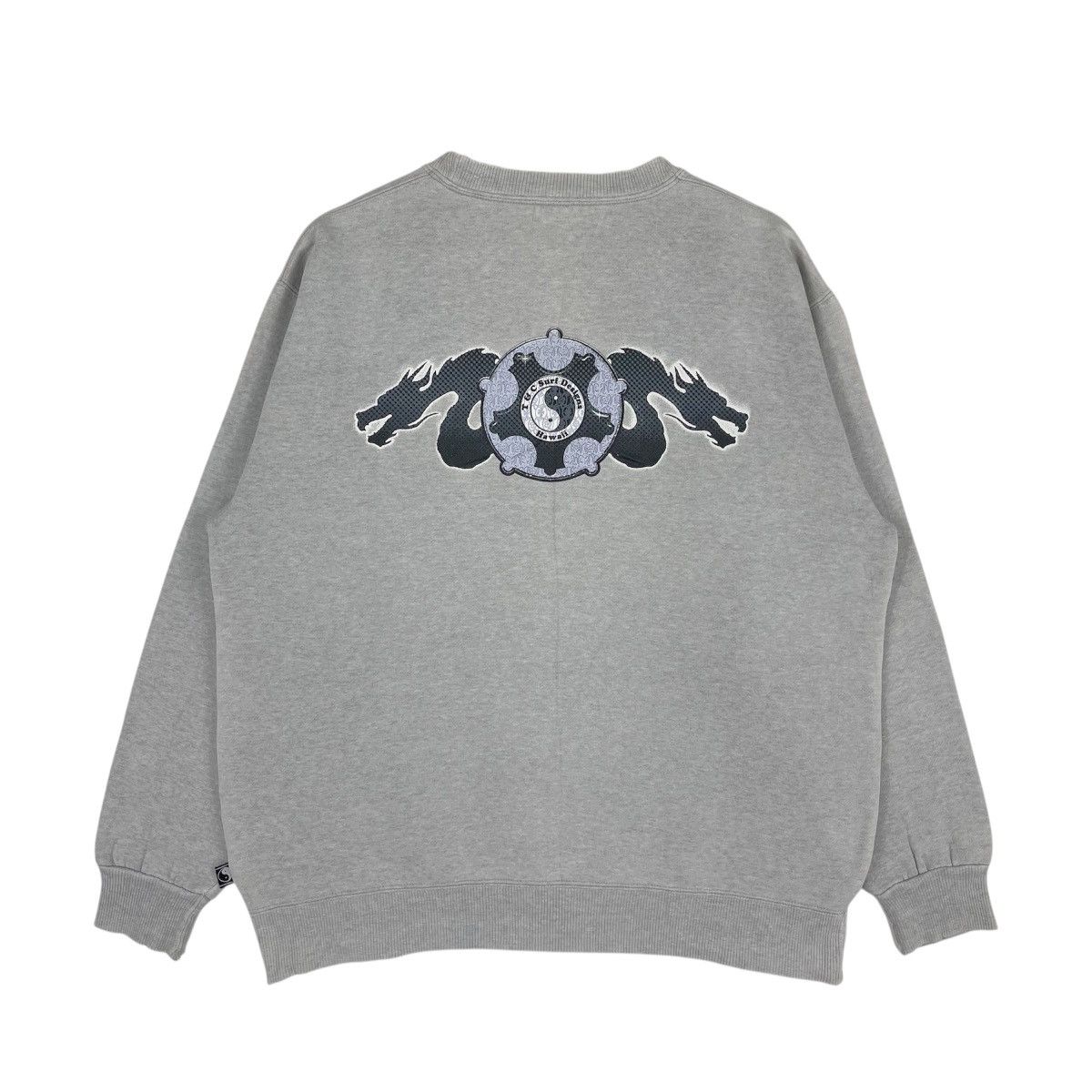 Vintage 90’s T&C Dragon Surfboard Sweatshirt Size US M / EU 48-50 / 2 - 1 Thumbnail