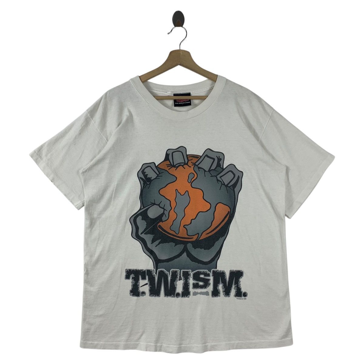 Band Tees × Death Row Records × Vintage Vintage 90s TWISM RECORDS Shaquille O Neal Tshirt Size US L / EU 52-54 / 3 - 1 Thumbnail