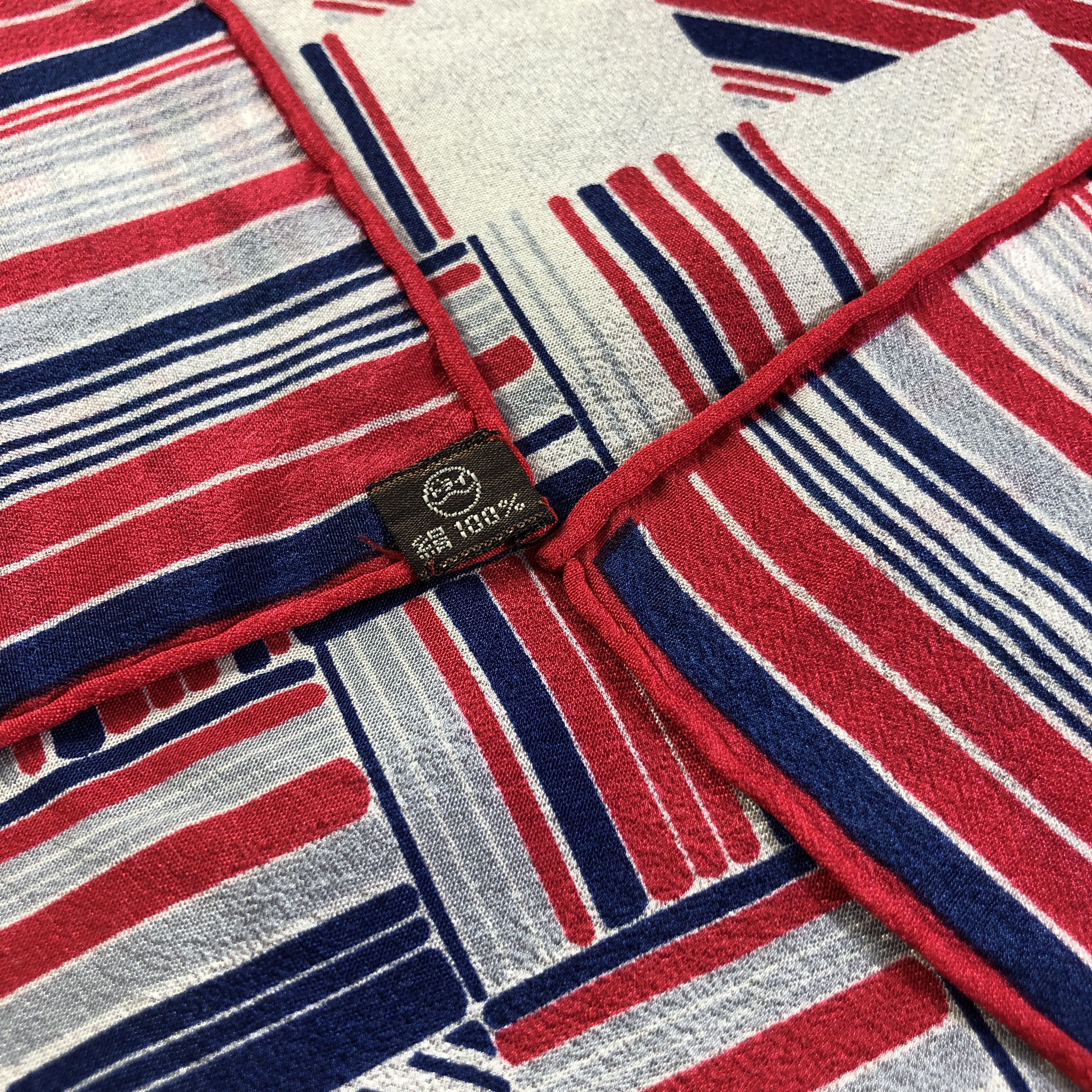 Vintage Atelier Parnasse Hand Rolled Silk Scarf M994 Size ONE SIZE - 5 Thumbnail