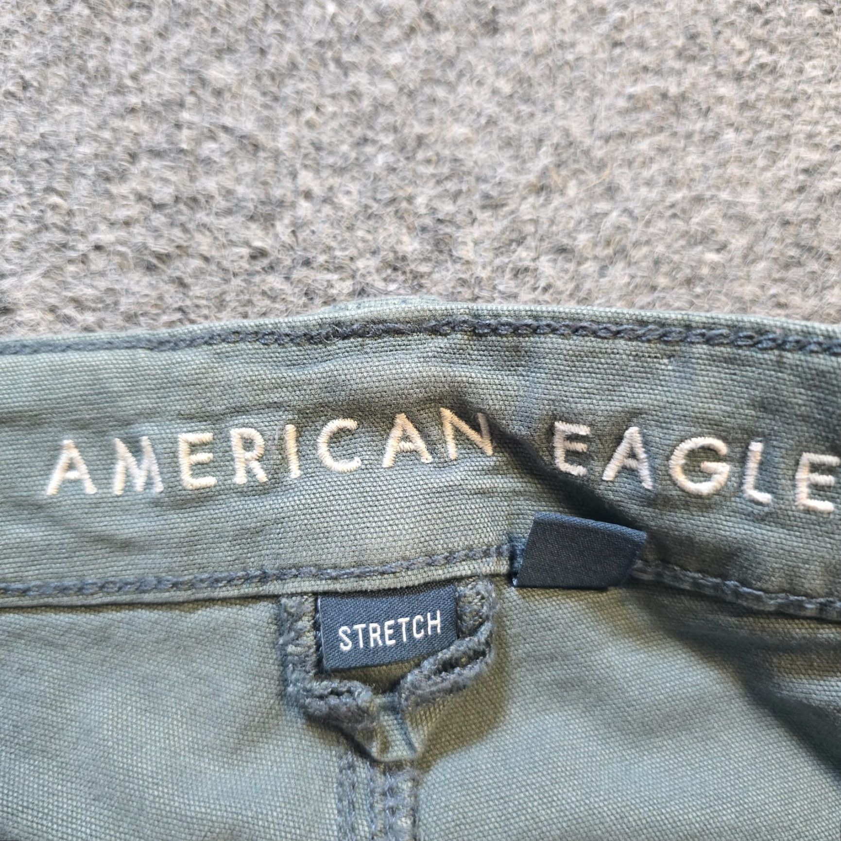 American Eagle Outfitters American Eagle Pants Womens Size 4 Short Green Cargo Straight Leg Casual Capsule Size 27" / US 4 / IT 40 - 4 Thumbnail