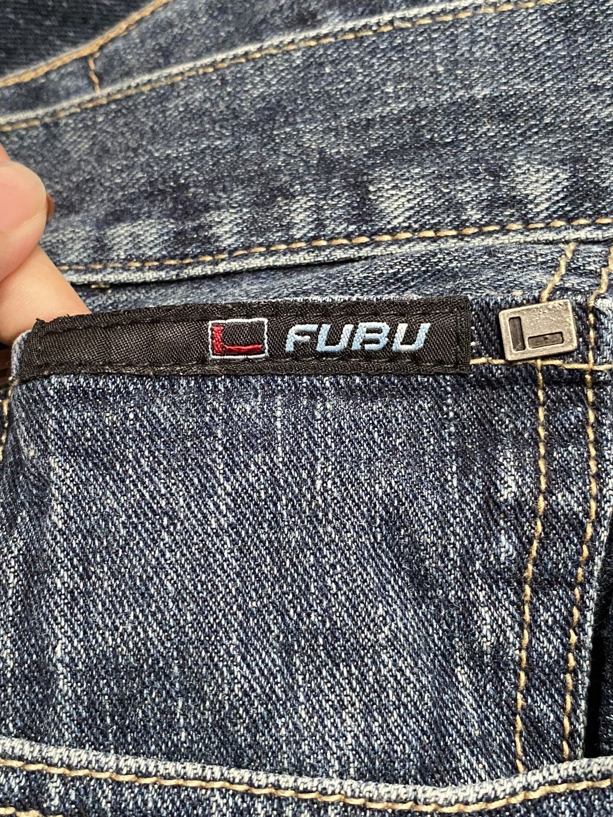 Fubu Rare Design Vintage Fubu Hip Hop Rapper Baggy Jeans 2000s Size US 40 / EU 56 - 8 Thumbnail