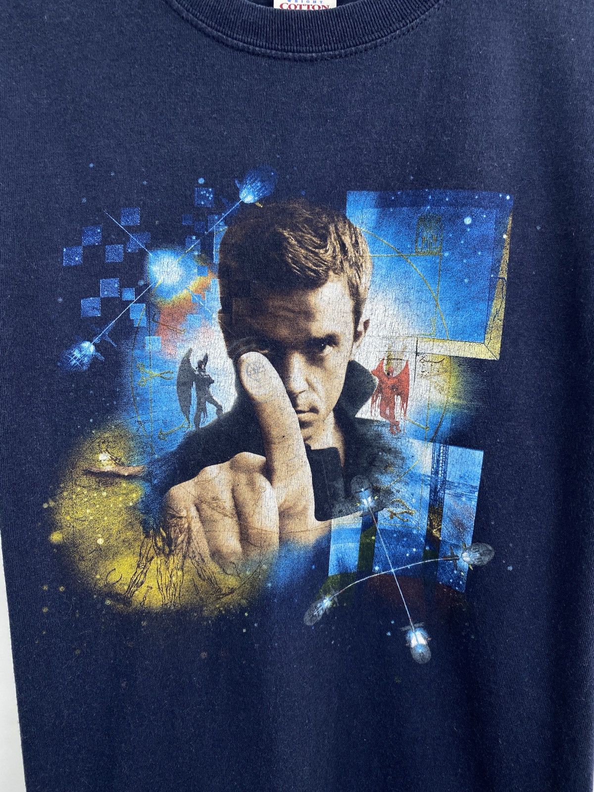 Gildan Vintage 2000 Robbie Williams t-shirt rare retro hype y2k Size US M / EU 48-50 / 2 - 4 Thumbnail