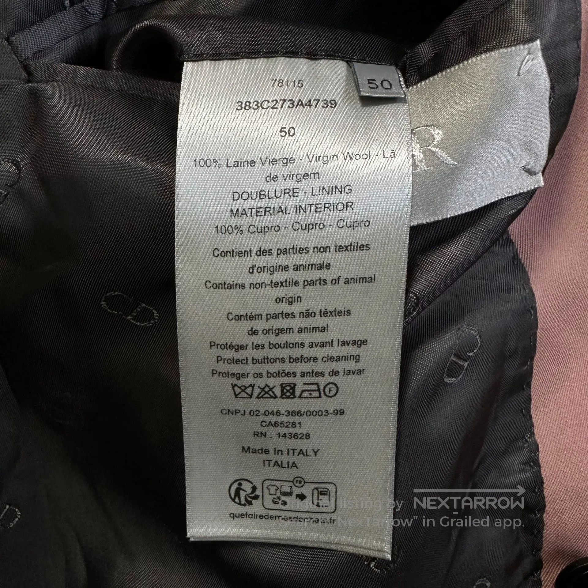 Dior Pink Double-Breasted Blazer. Size US M / EU 48-50 / 2 - 5 Thumbnail