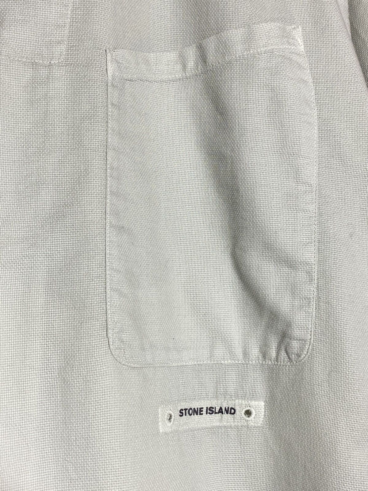 Stone Island Stone Island S/S 2000 Cotton Short Sleeve Shirt Size US L / EU 52-54 / 3 - 5 Thumbnail
