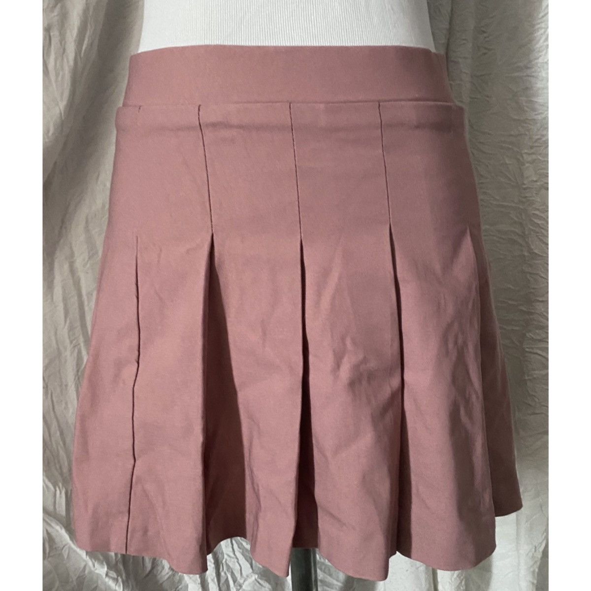 Other Wearever, Blush, Dusty Rose, Box Pleated, Mini Skirt Size 28" / US 6 / IT 42 - 6 Thumbnail