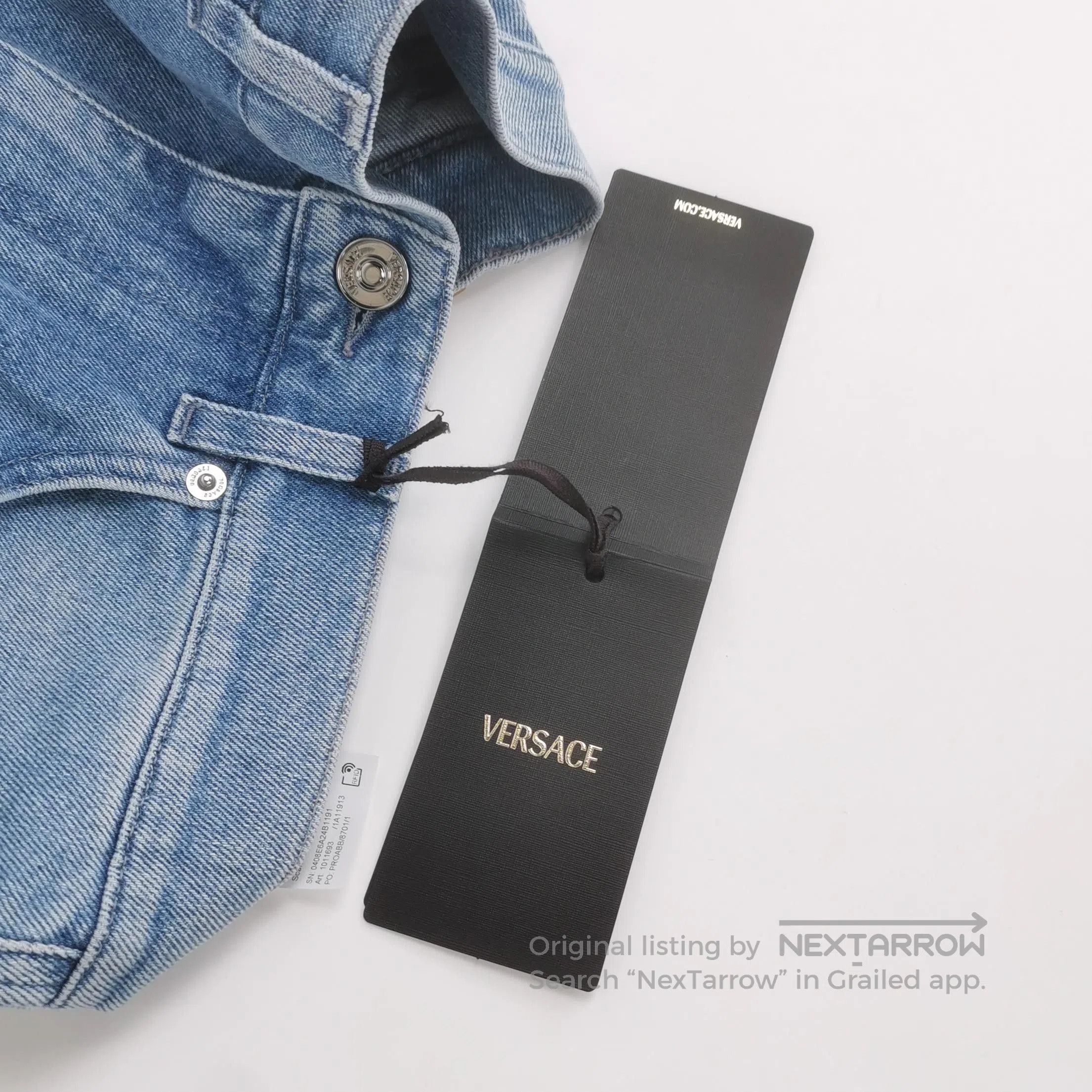 Versace Versace Cotton Denim Pants Size 31 S. Size US 31 - 2 Thumbnail