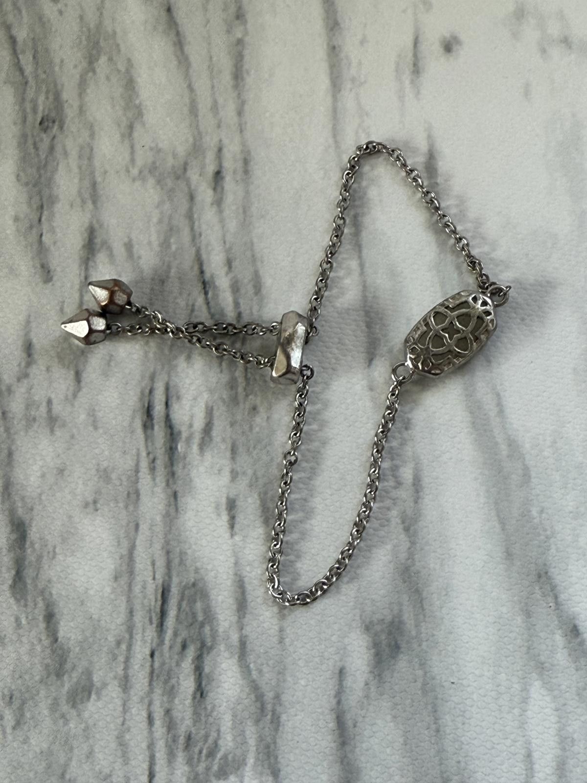 Other Kendra Scott Elisa Silver Drusy Bracelet Size ONE SIZE - 3 Thumbnail