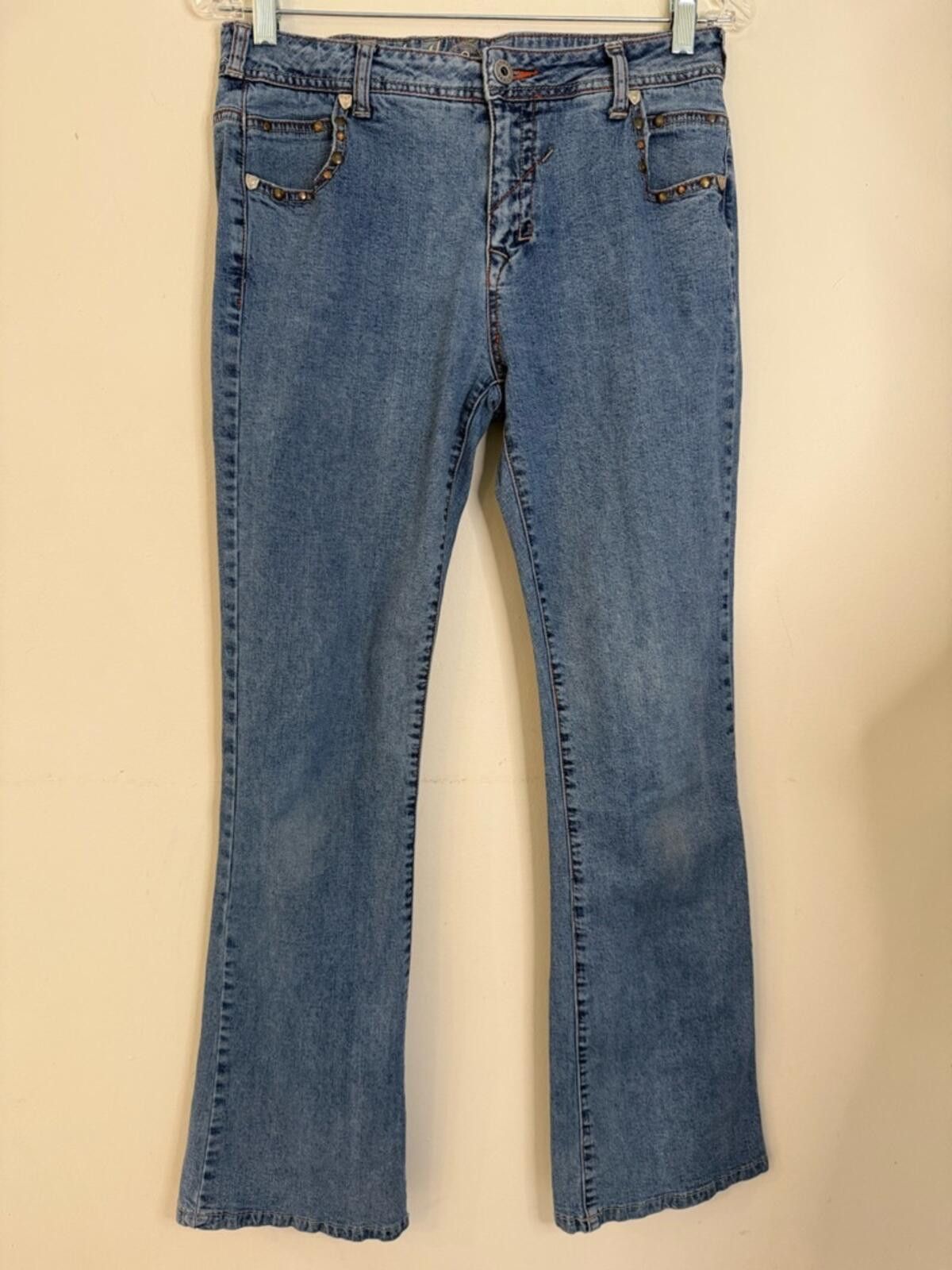 Other Ethyl Classic denim metal stud embellished jeans SZ 8 Size 30" / US 8 / IT 44 - 1 Thumbnail