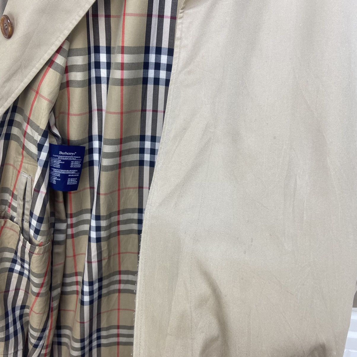 Burberry Prorsum Vintage Burberrys Prorsum England Nova Check Trench Coat Size US S / EU 44-46 / 1 - 19 Thumbnail