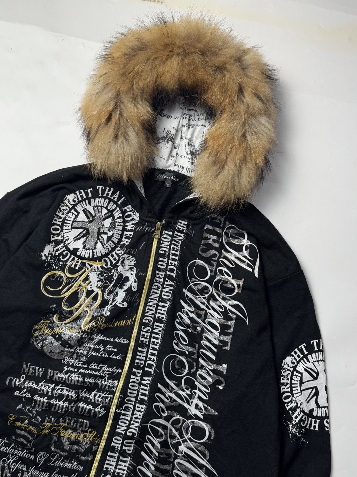 If Six Was Nine Faux Fur Japanese Crazy Poem Timestep Ifsix Lgb Style Size US L / EU 52-54 / 3 - 3 Thumbnail