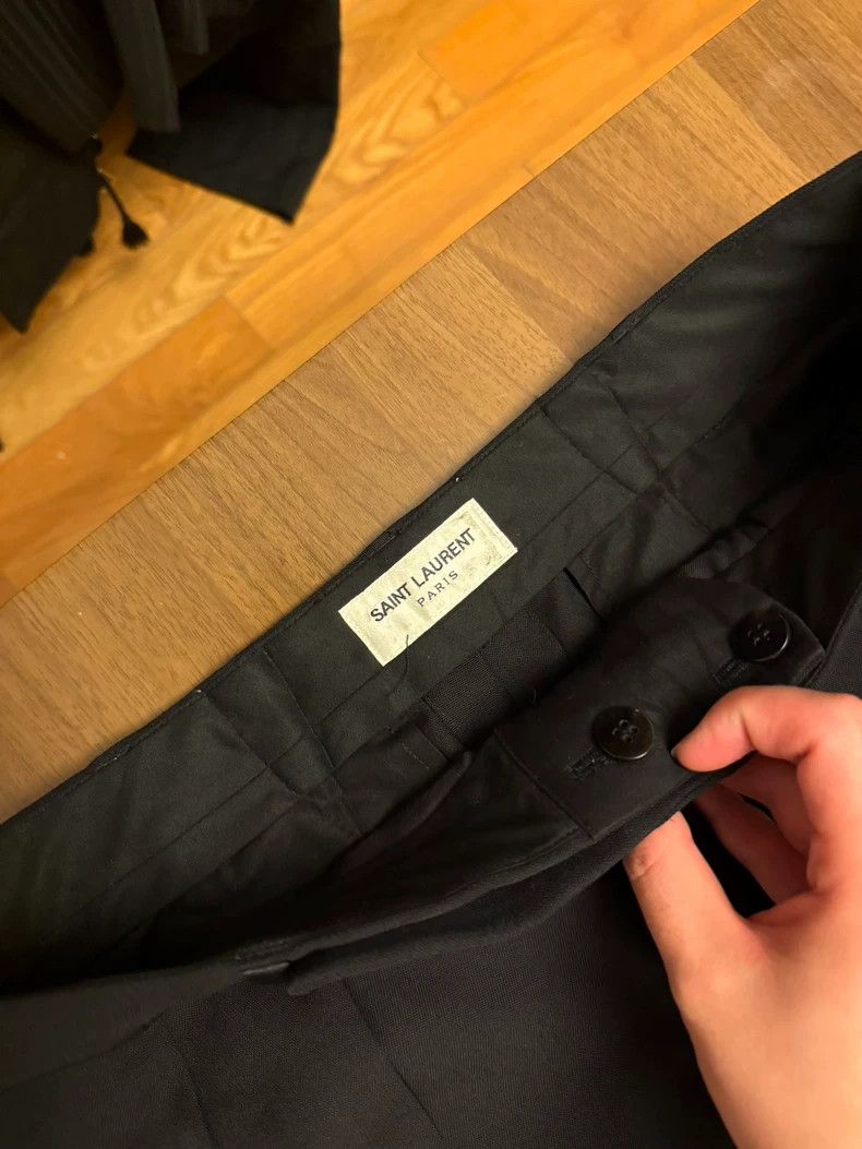 Saint Laurent Paris Saint Laurent Paris size US 46 22fw poster style black smok Size US 30 / EU 46 - 3 Thumbnail