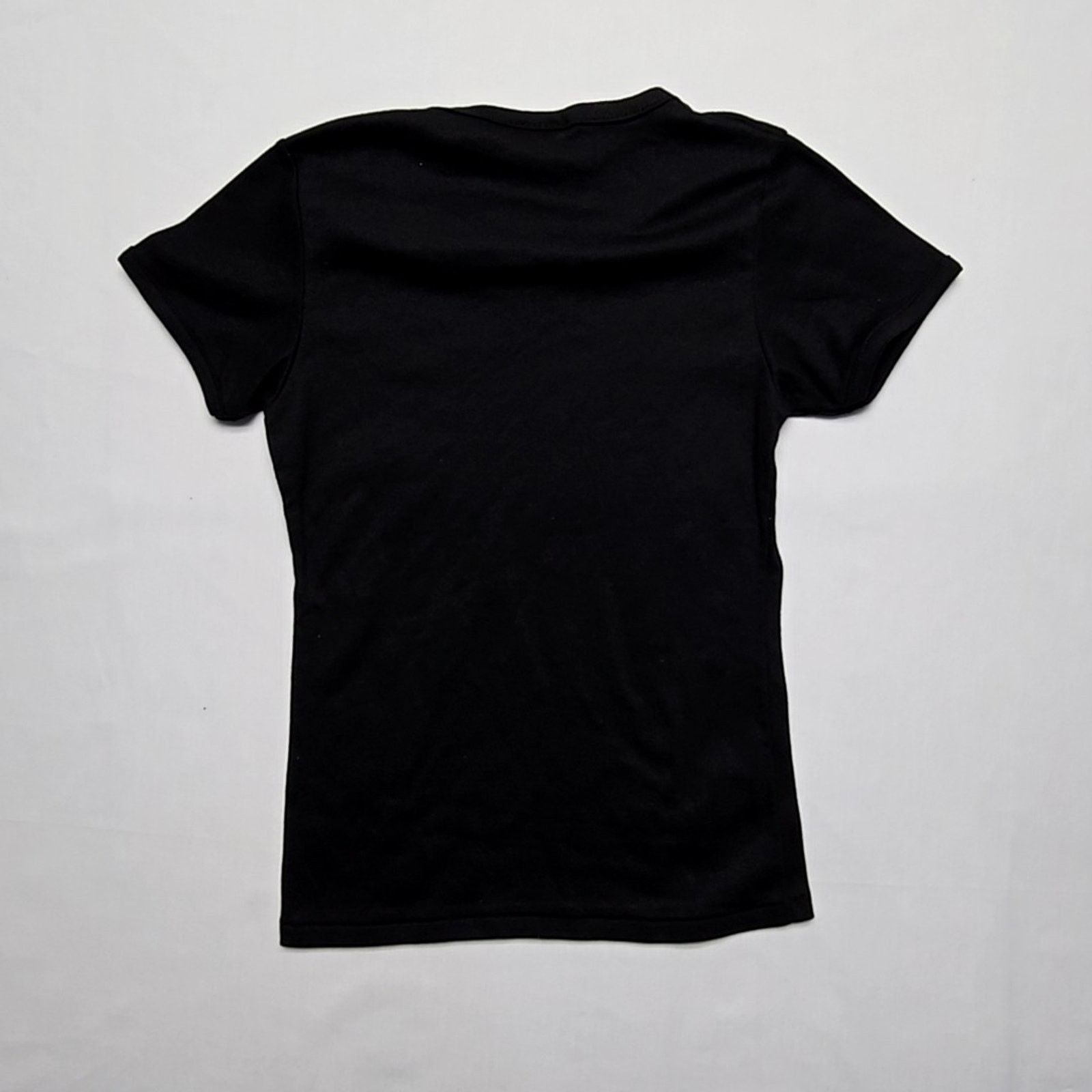 Hanes Vintage Hanes Designer Blank Shirt Womens S Black Tee 90s Size S / US 4 / IT 40 - 5 Thumbnail