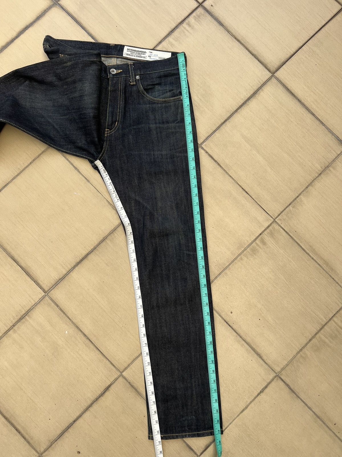 Neighborhood Neighborhood Japan DP-MID Blue Denim Selvedge Jeans Size US 31 - 5 Thumbnail