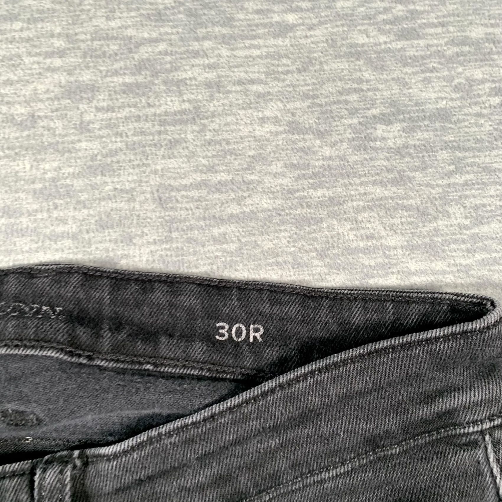 Rodd & Gunn Rodd & Gunn Jeans Mens 30R Slim Fit Denim Black Charcoal Leather Trim Size US 30 / EU 46 - 5 Thumbnail