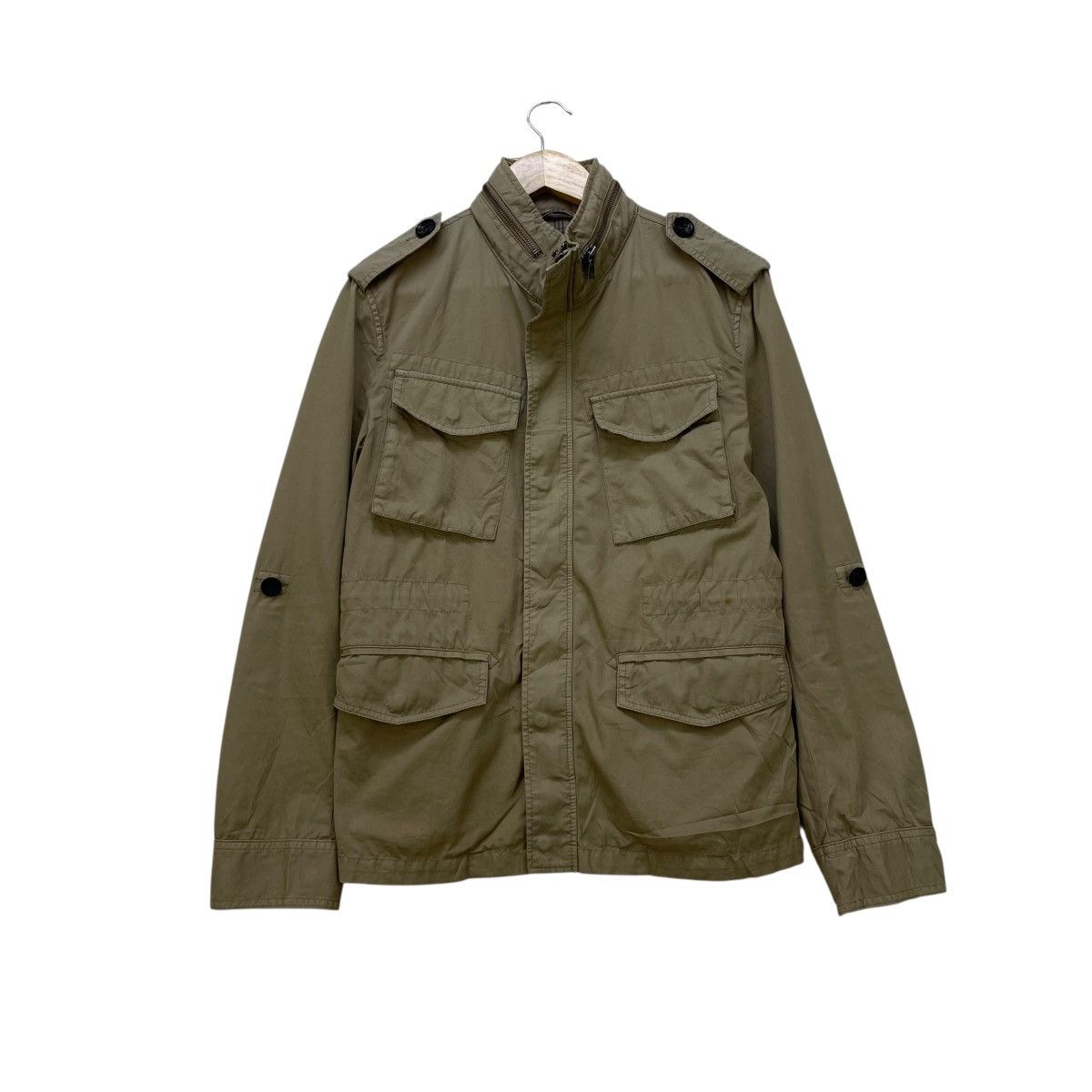 Burberrys Black Label Utility Style Jacket