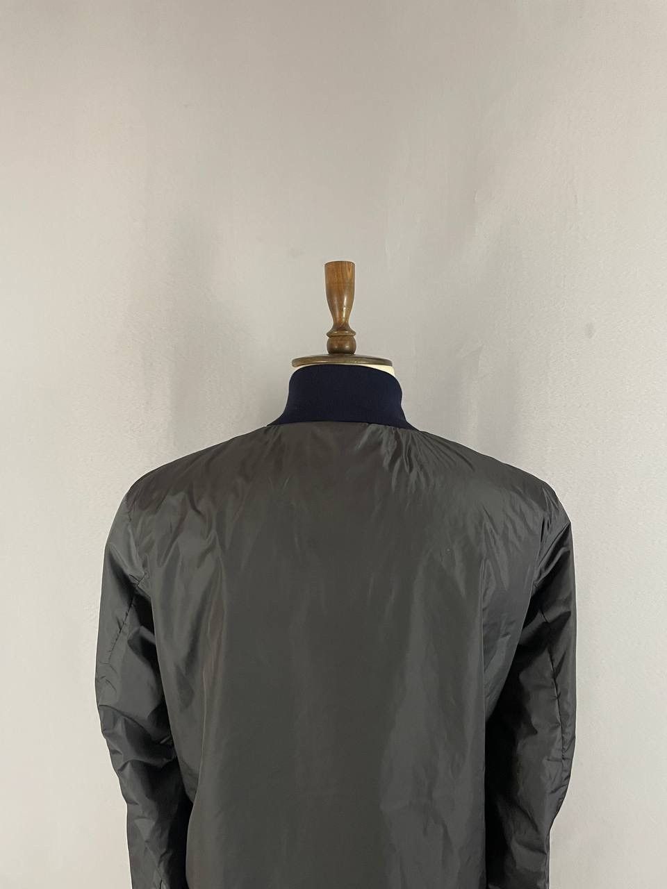 Prada Prada Nylon Jacket Zip Grey Trench Size US L / EU 52-54 / 3 - 10 Thumbnail